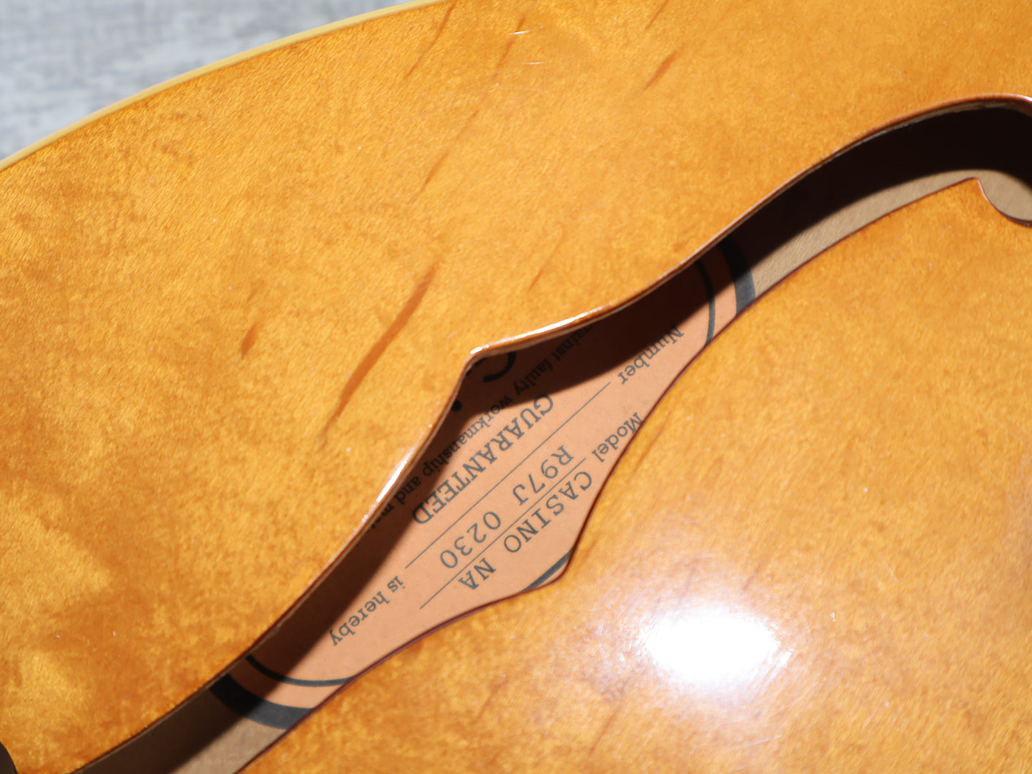 1997 Epiphone Casino Hollowbody Reissue - Paul McCartney (Natural)