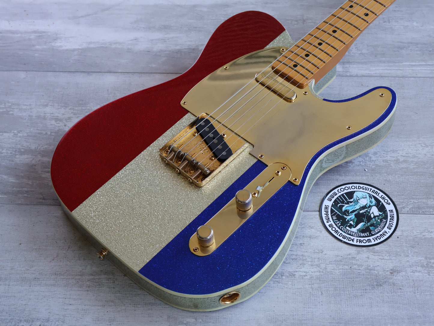 2024 Fender Limited Edition Buck Owens Telecaster (Red Silver & Blue Sparkle)