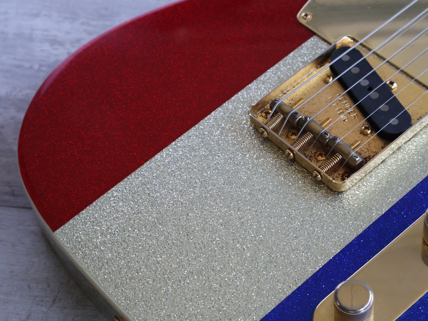 2024 Fender Limited Edition Buck Owens Telecaster (Red Silver & Blue Sparkle)