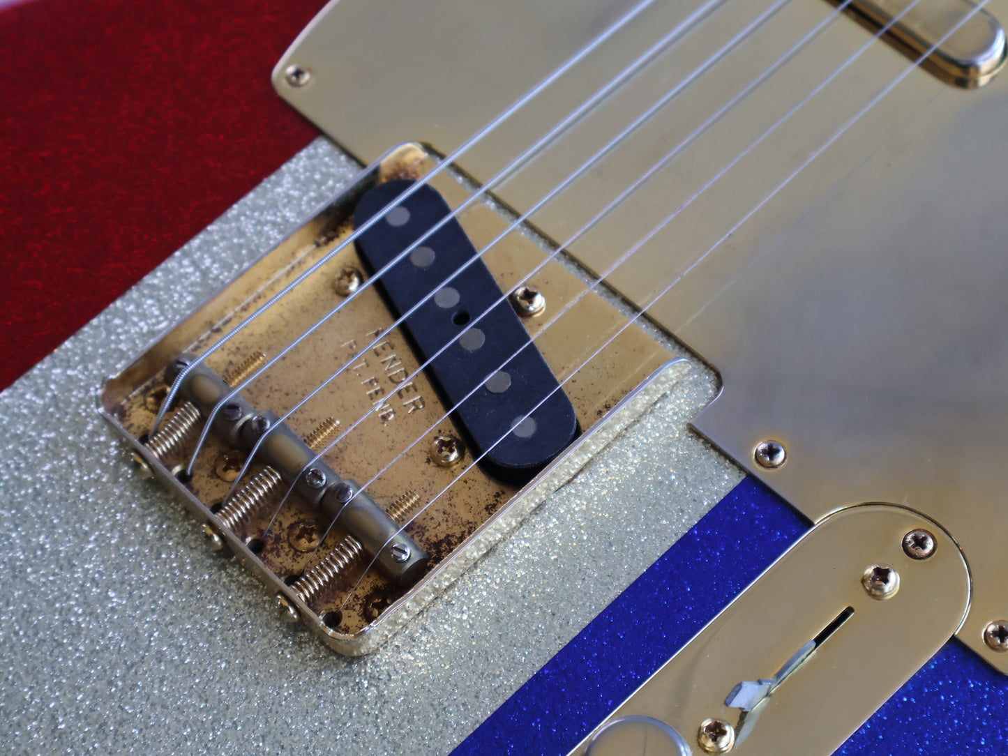 2024 Fender Limited Edition Buck Owens Telecaster (Red Silver & Blue Sparkle)