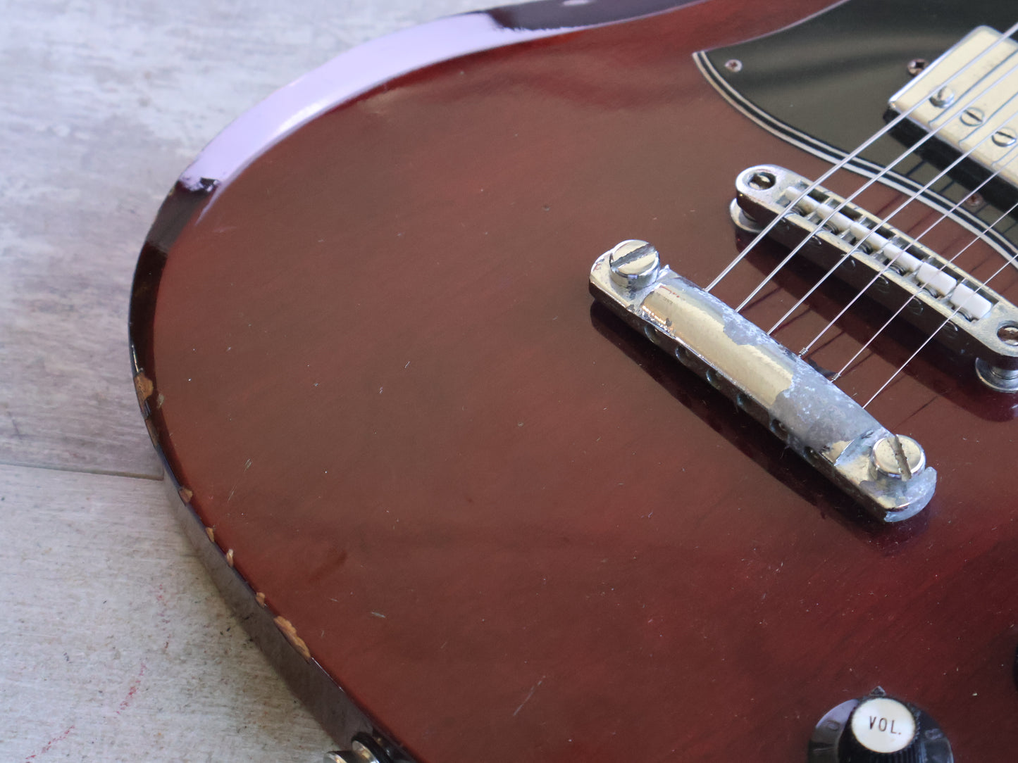 1973 Greco Japan SG-360 '60's Reissue SG Double Cutaway (Cherry Red)