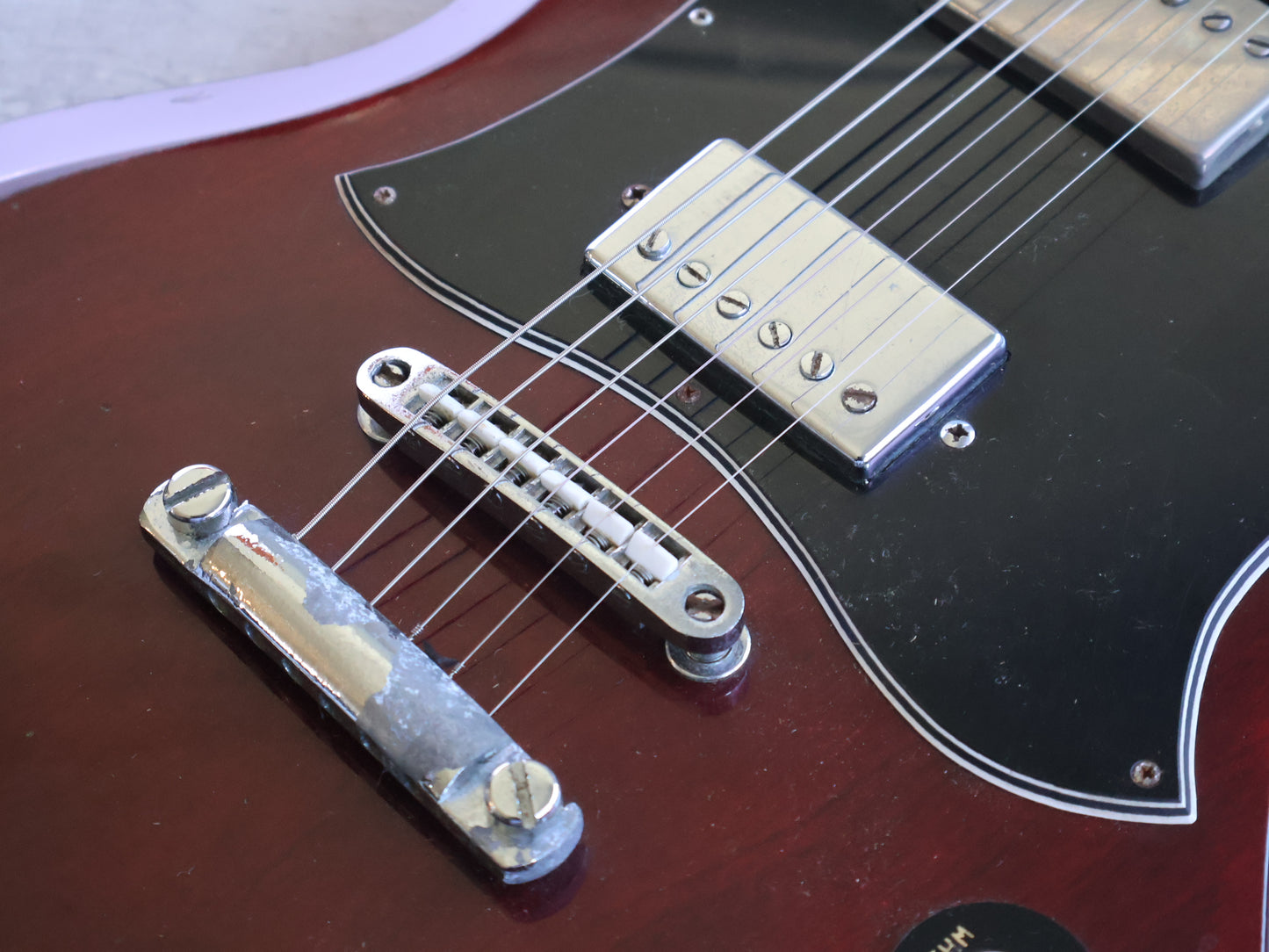 1973 Greco Japan SG-360 '60's Reissue SG Double Cutaway (Cherry Red)