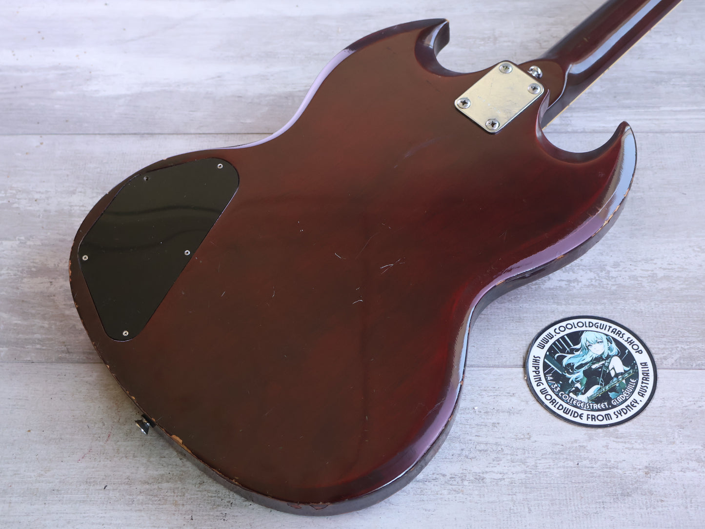 1973 Greco Japan SG-360 '60's Reissue SG Double Cutaway (Cherry Red)