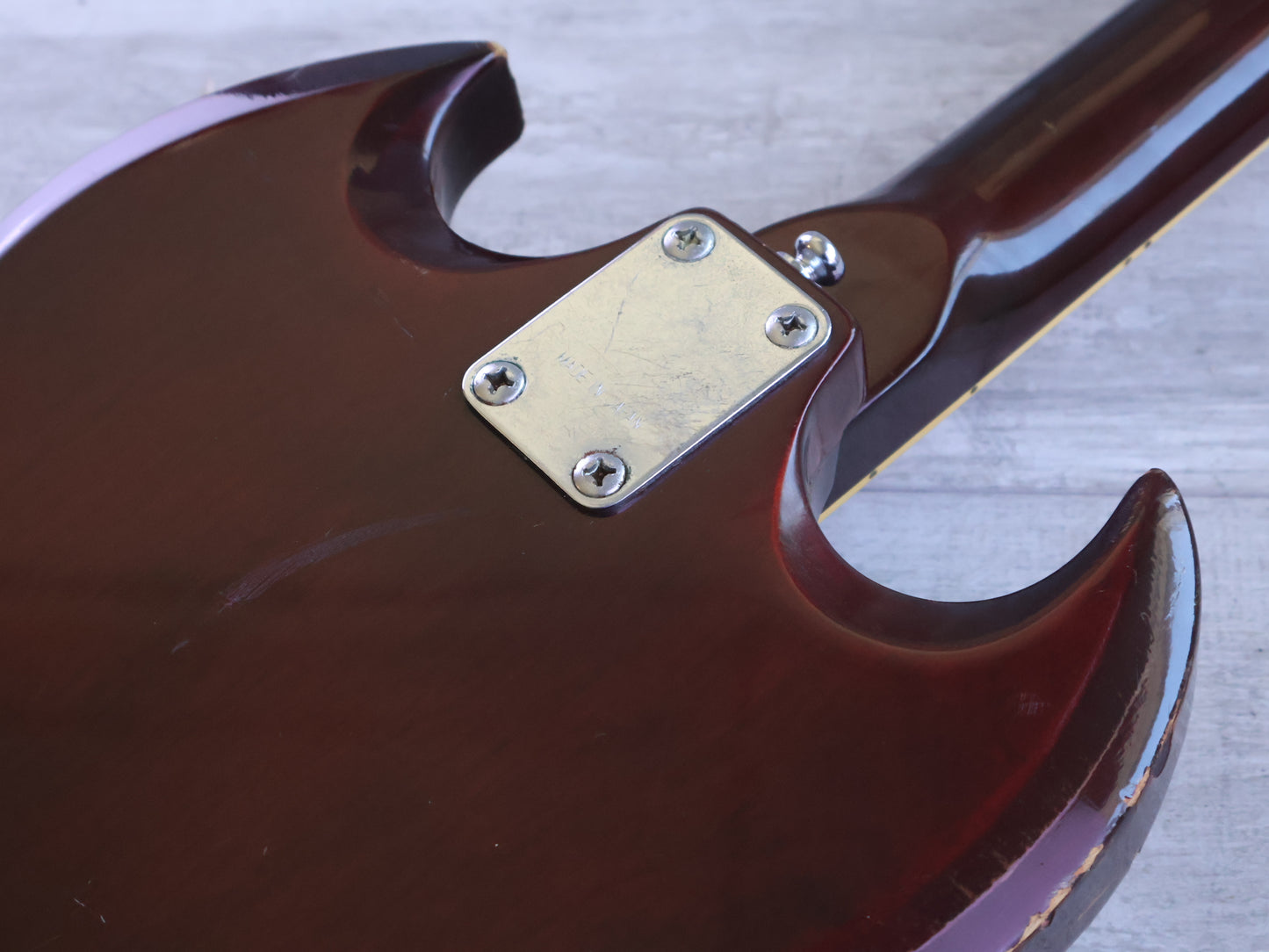 1973 Greco Japan SG-360 '60's Reissue SG Double Cutaway (Cherry Red)