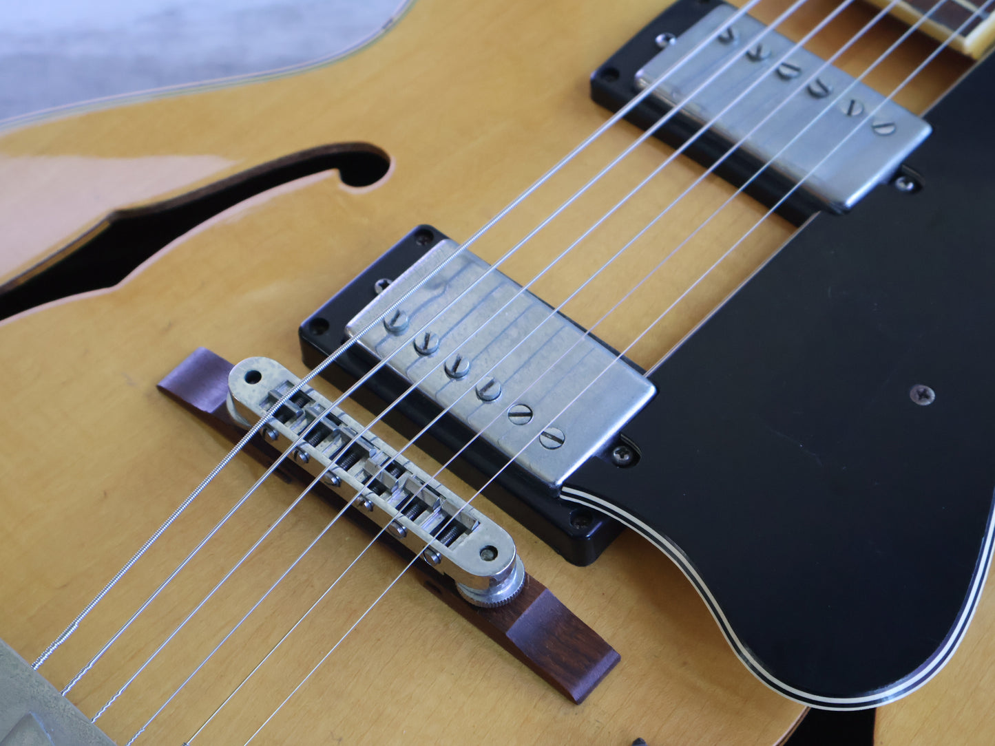 1974 Greco Japan N-60 ES-175 Hollowbody (Natural Flame Maple)