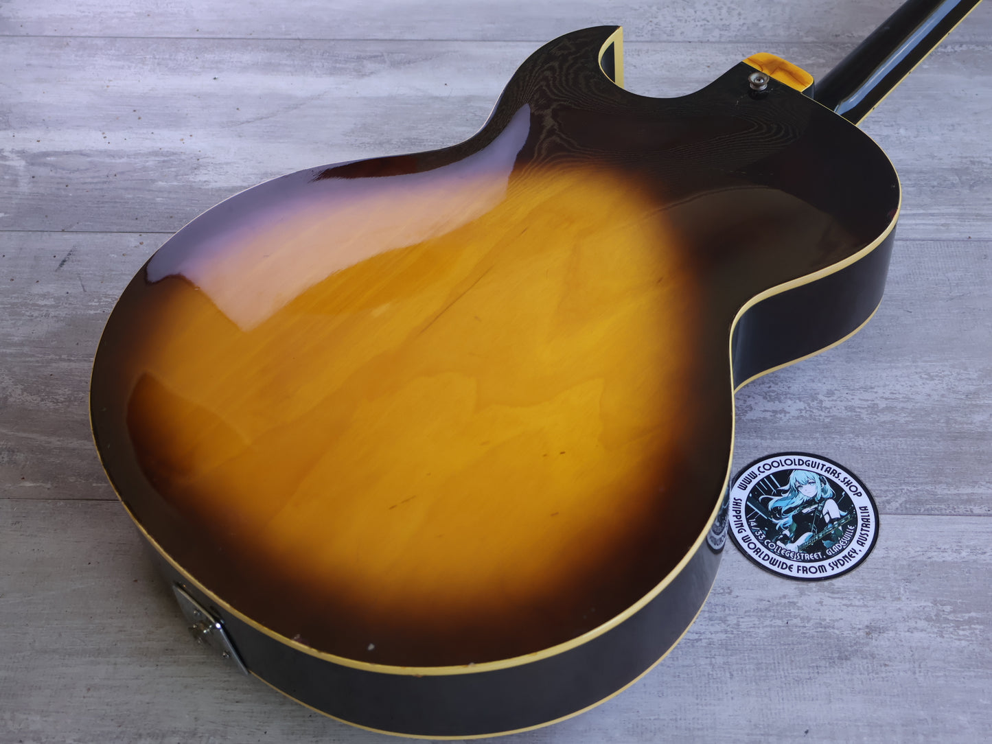 1974 Greco Japan S-55 ES-175 Hollowbody Jazzbox (Brown Sunburst)