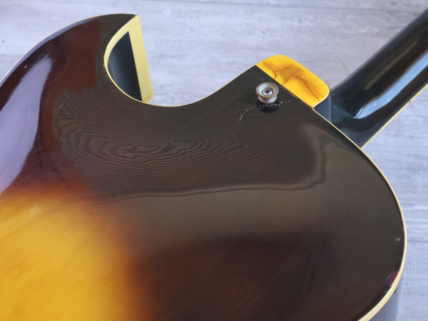 1974 Greco Japan S-55 ES-175 Hollowbody Jazzbox (Brown Sunburst)