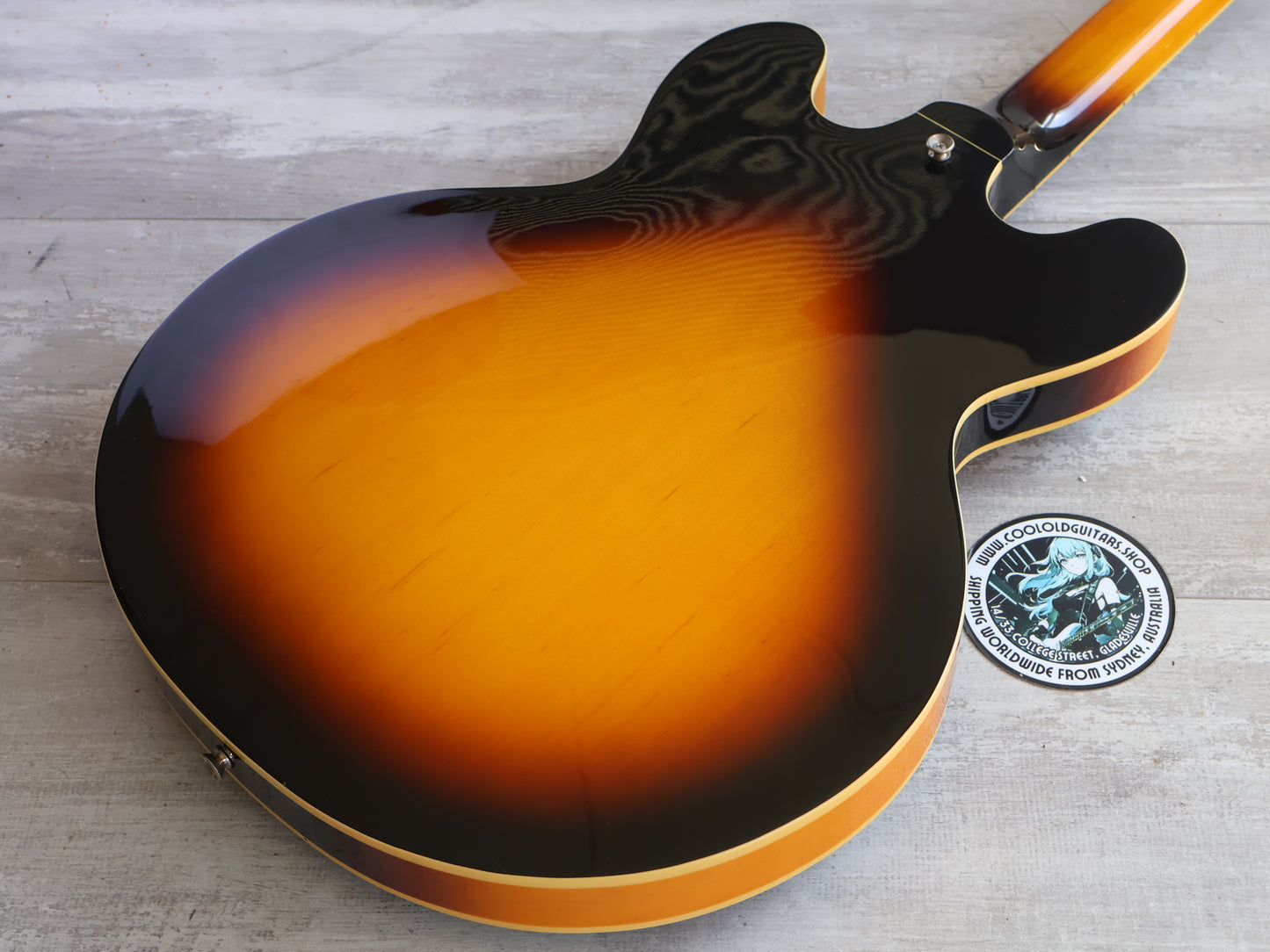 2011 Burny RSA-65 Semi Hollowbody ES-335 (Brown Sunburst)