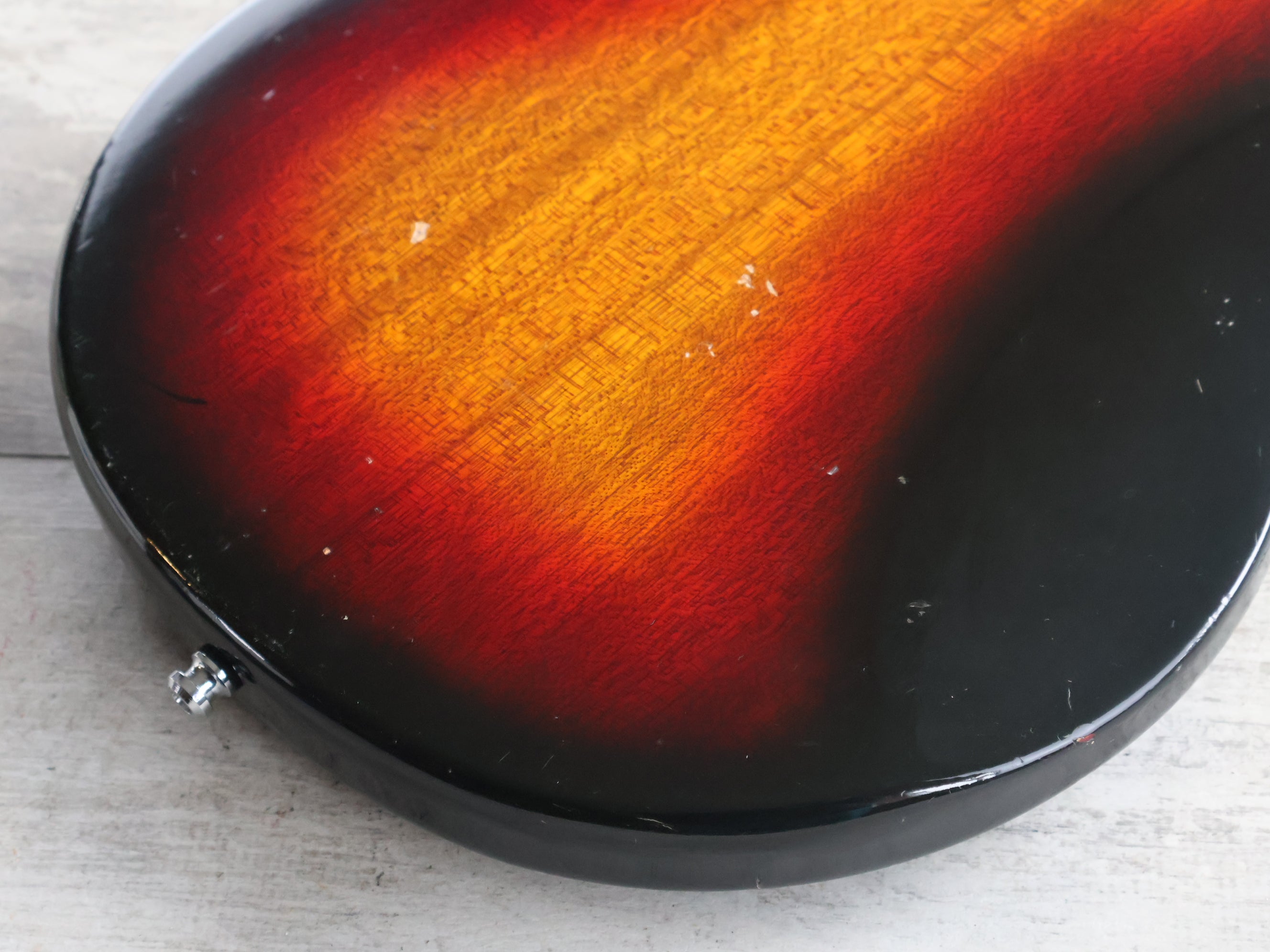 1960's Teisco Japan BS-101 Short Scale Bass w/Goldfoil (Sunburst