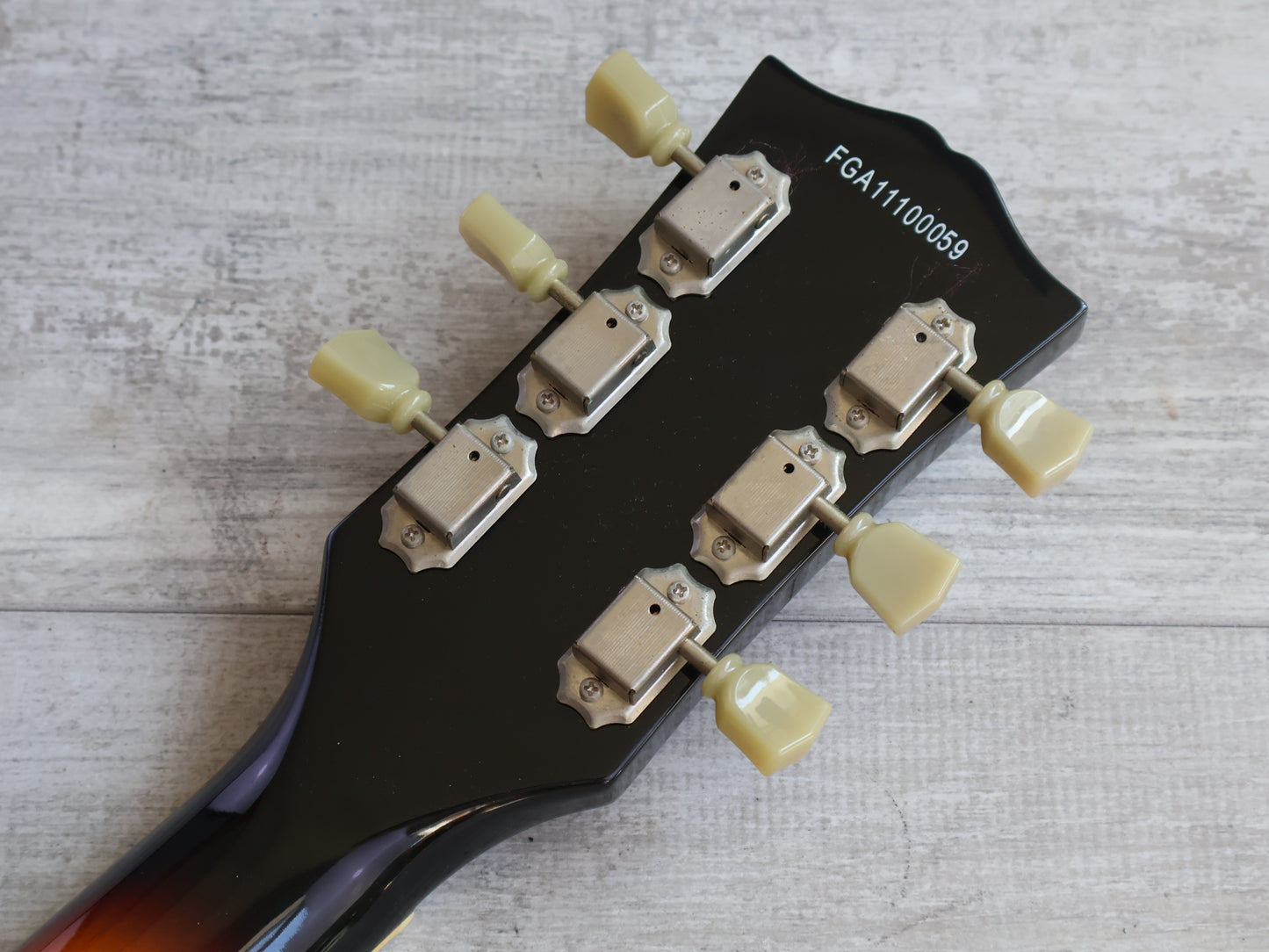 2011 Burny RSA-65 Semi Hollowbody ES-335 (Brown Sunburst)