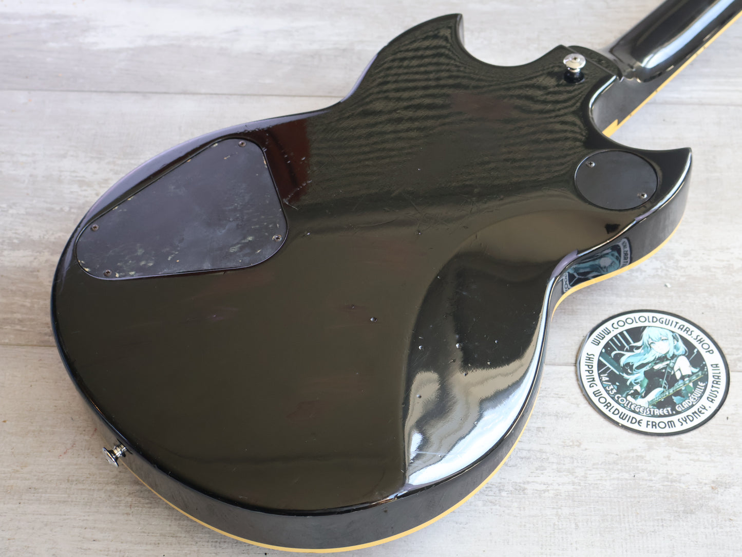 1981 Yamaha Japan SG600 Double Cutaway (Gloss Black)