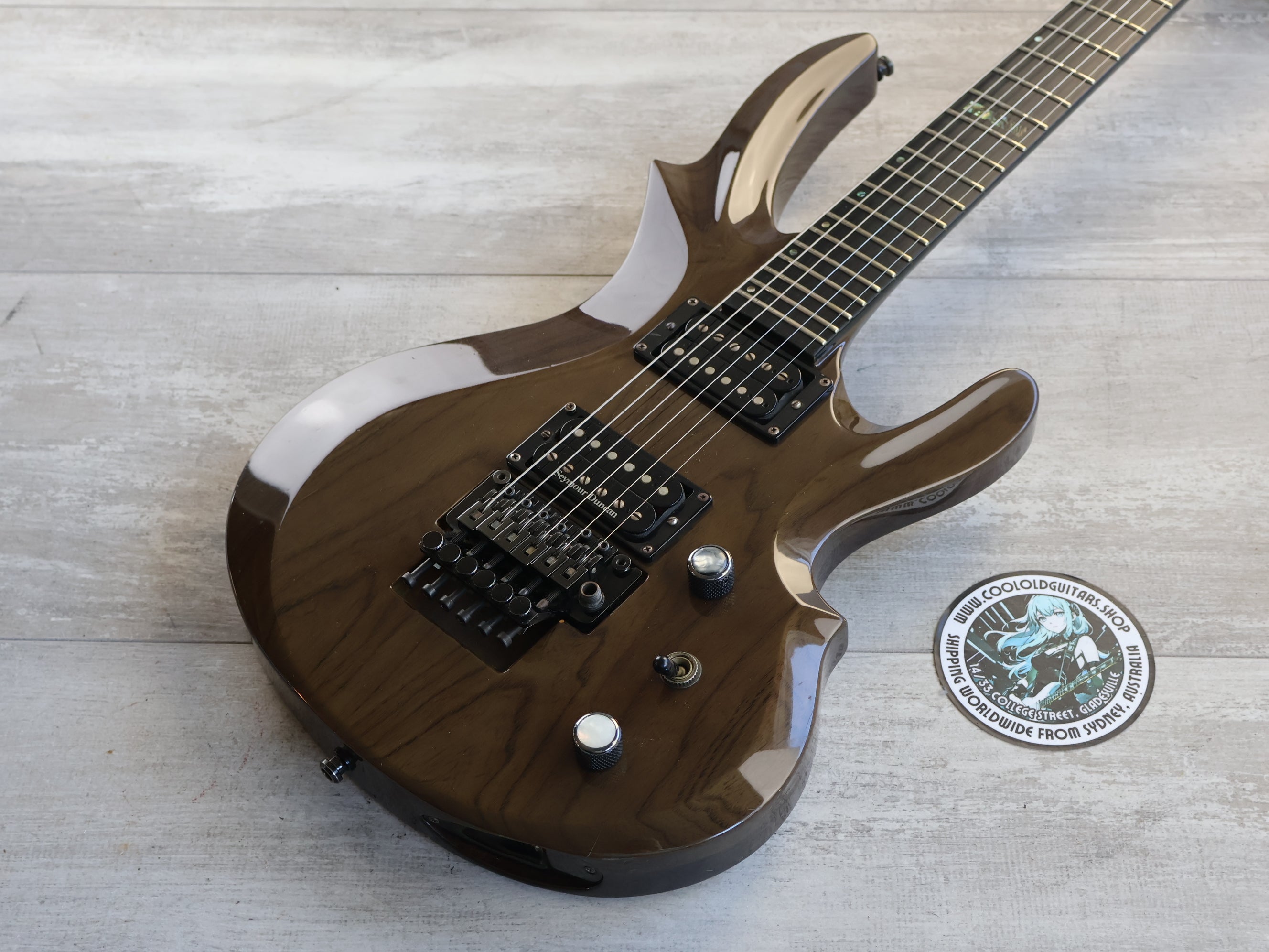 2007 ESP Japan Reindeer Teru Custom (See Thru Black) – Cool Old