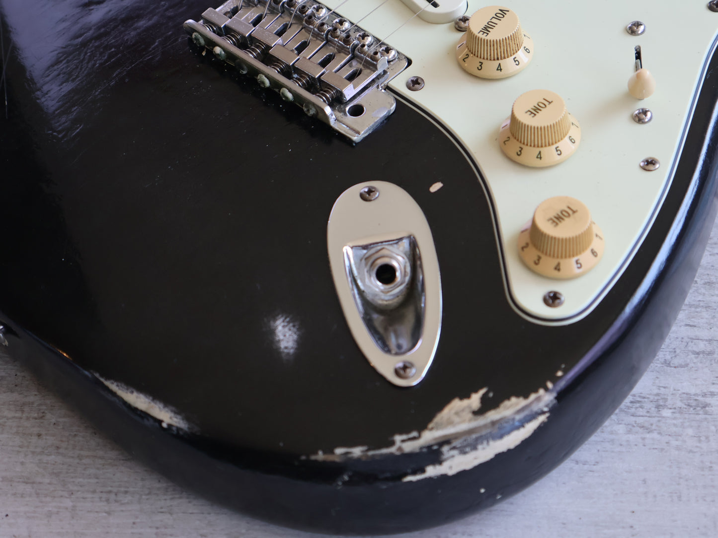 2002 Fender Japan ST72-58US '72 Reissue Stratocaster (Heavy Relic Black)