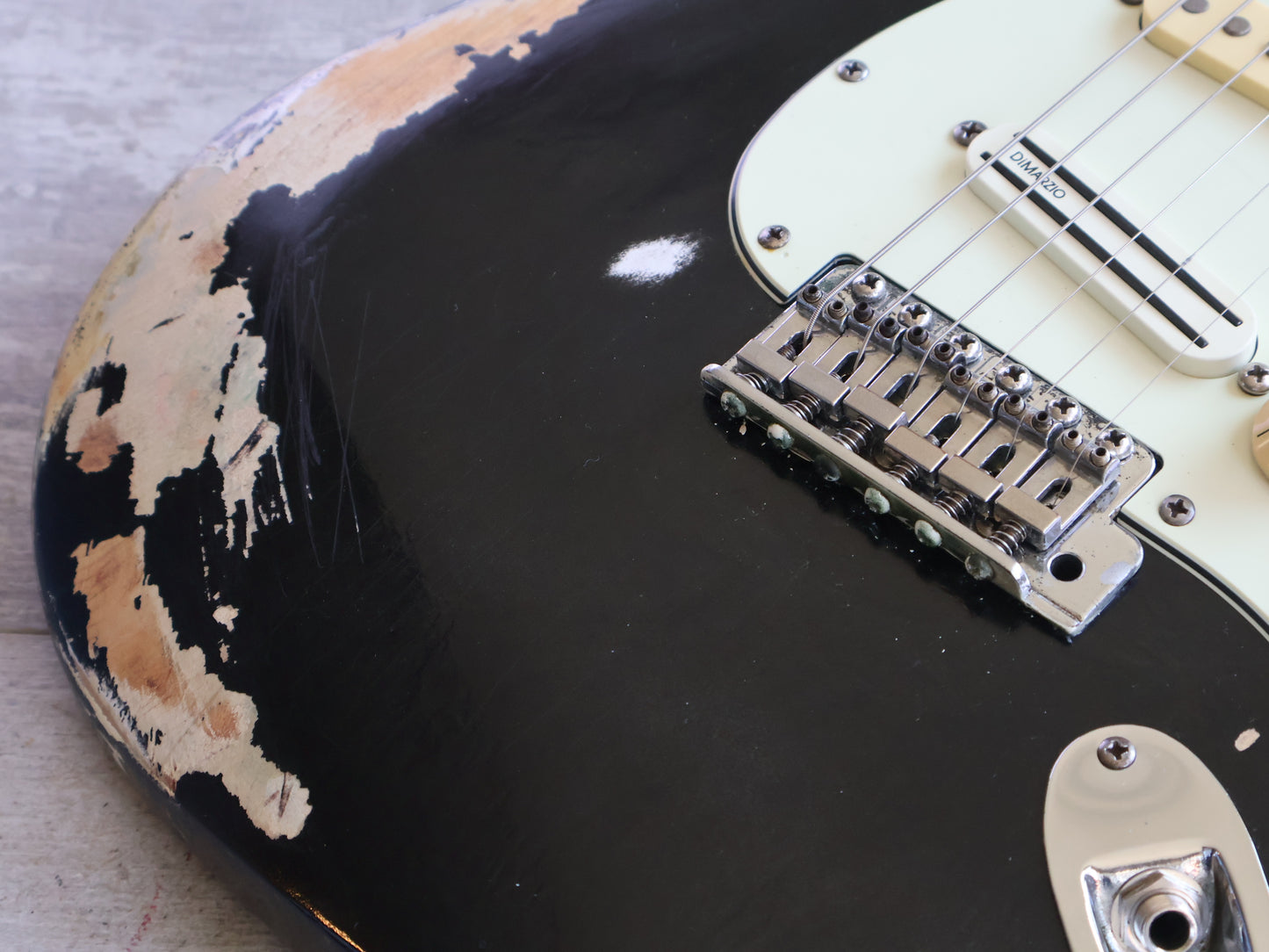 2002 Fender Japan ST72-58US '72 Reissue Stratocaster (Heavy Relic Black)