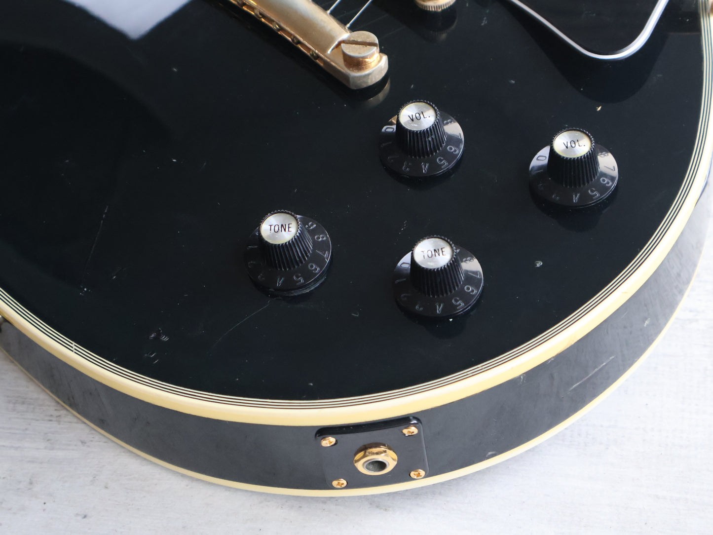 1980 Greco Japan EG-500C "Super Power" Les Paul Custom (Ebony)