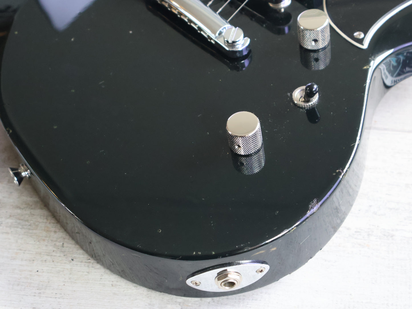 1990's ESP Japan Viper Double Cutaway (Black)