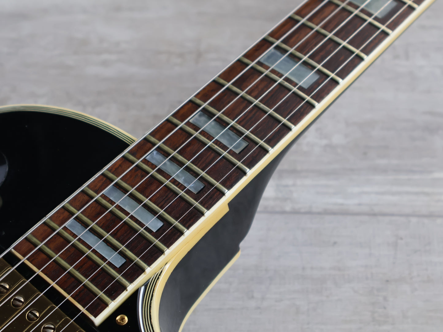 1980 Greco Japan EG-500C "Super Power" Les Paul Custom (Ebony)