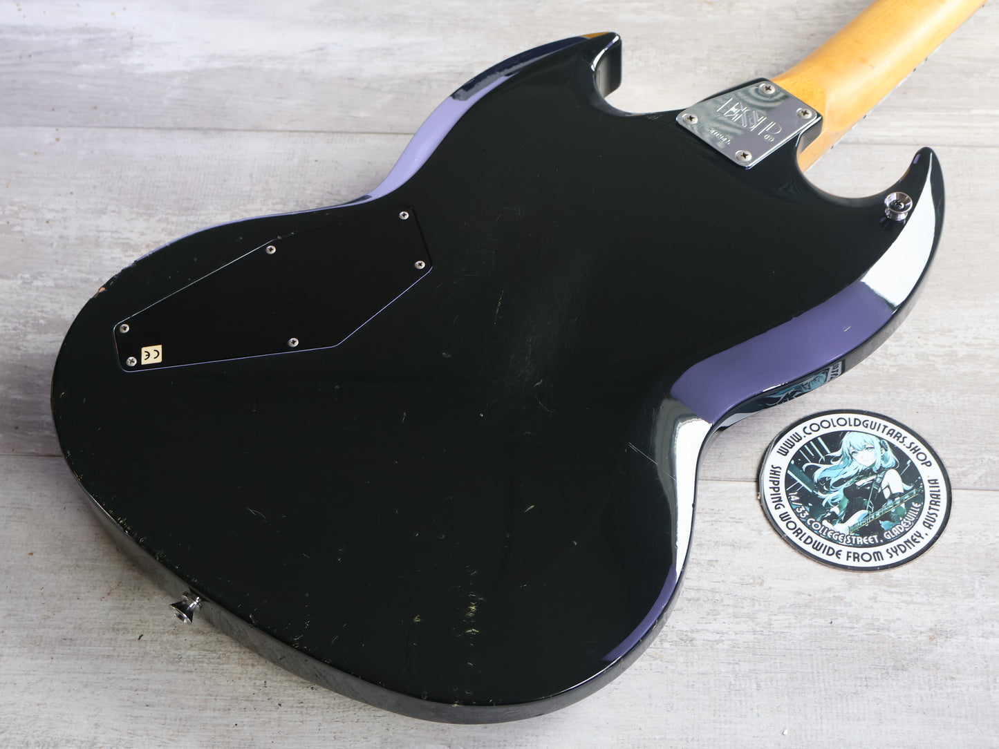 1990's ESP Japan Viper Double Cutaway (Black)