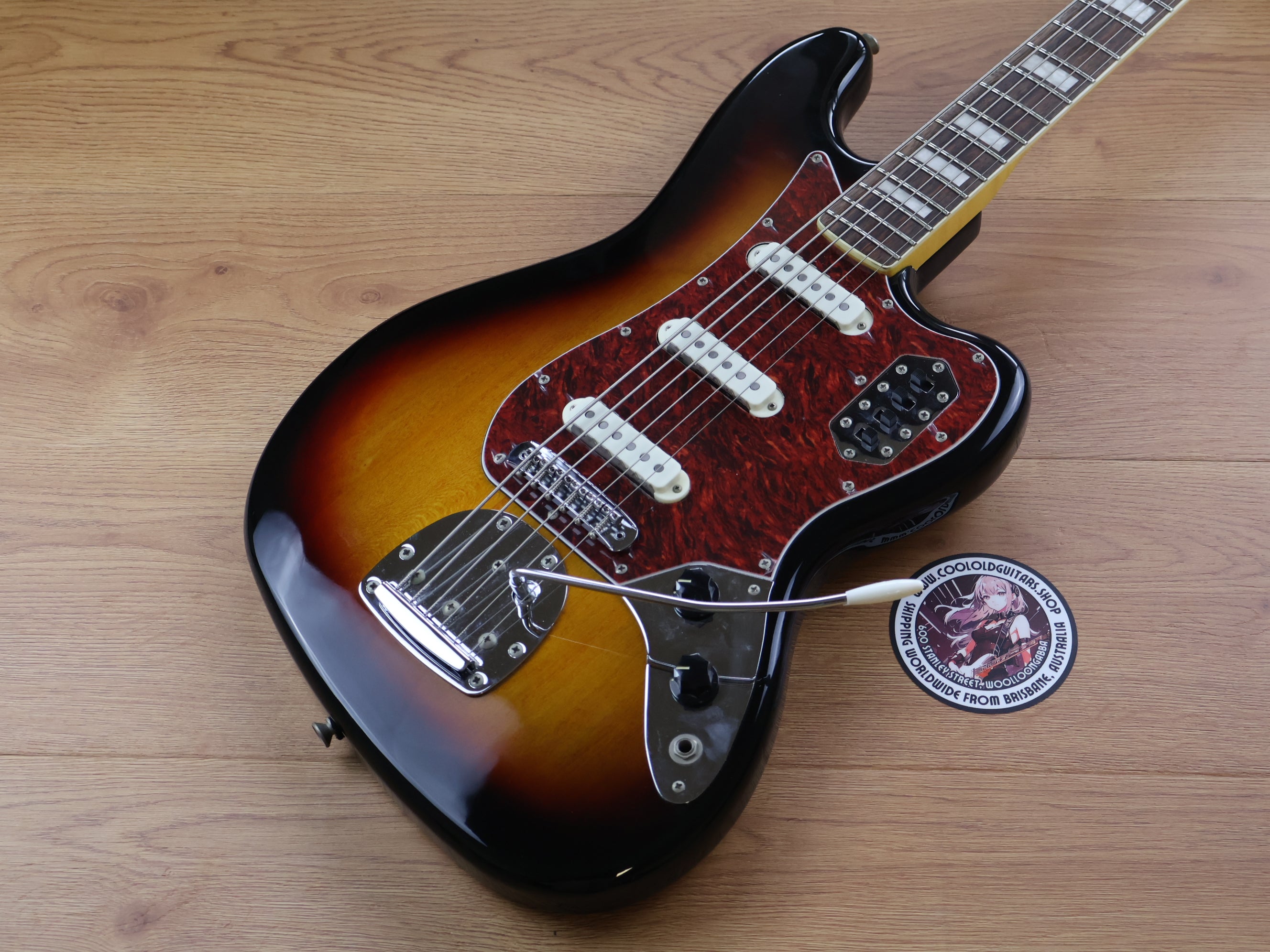 2018 Squier Bass VI (Sunburst) – Cool Old Guitars