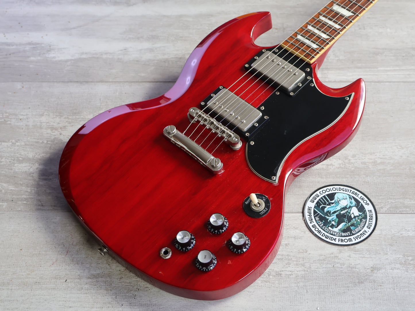 2006 Burny RSG-55 '63 Reissue SG (Cherry Red)