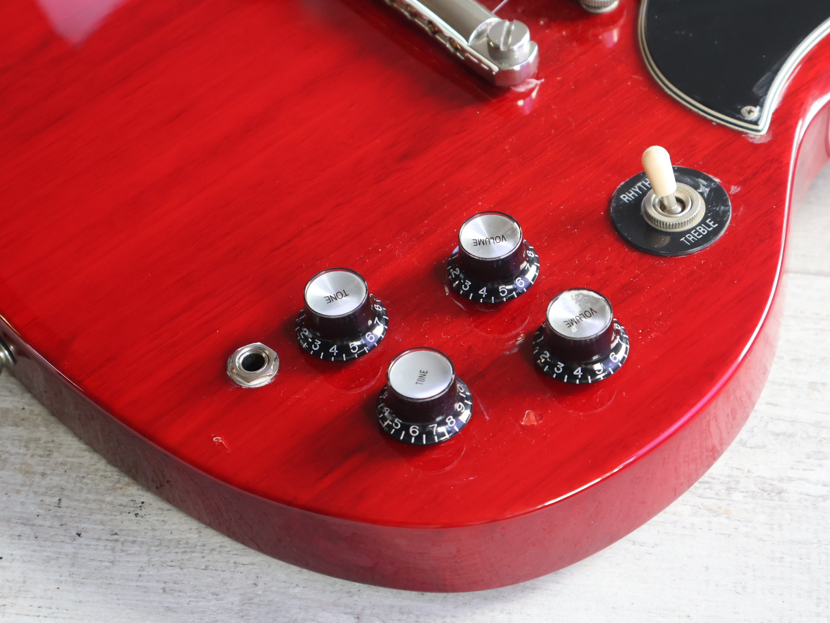 2006 Burny RSG-55 '63 Reissue SG (Cherry Red) – Cool Old Guitars