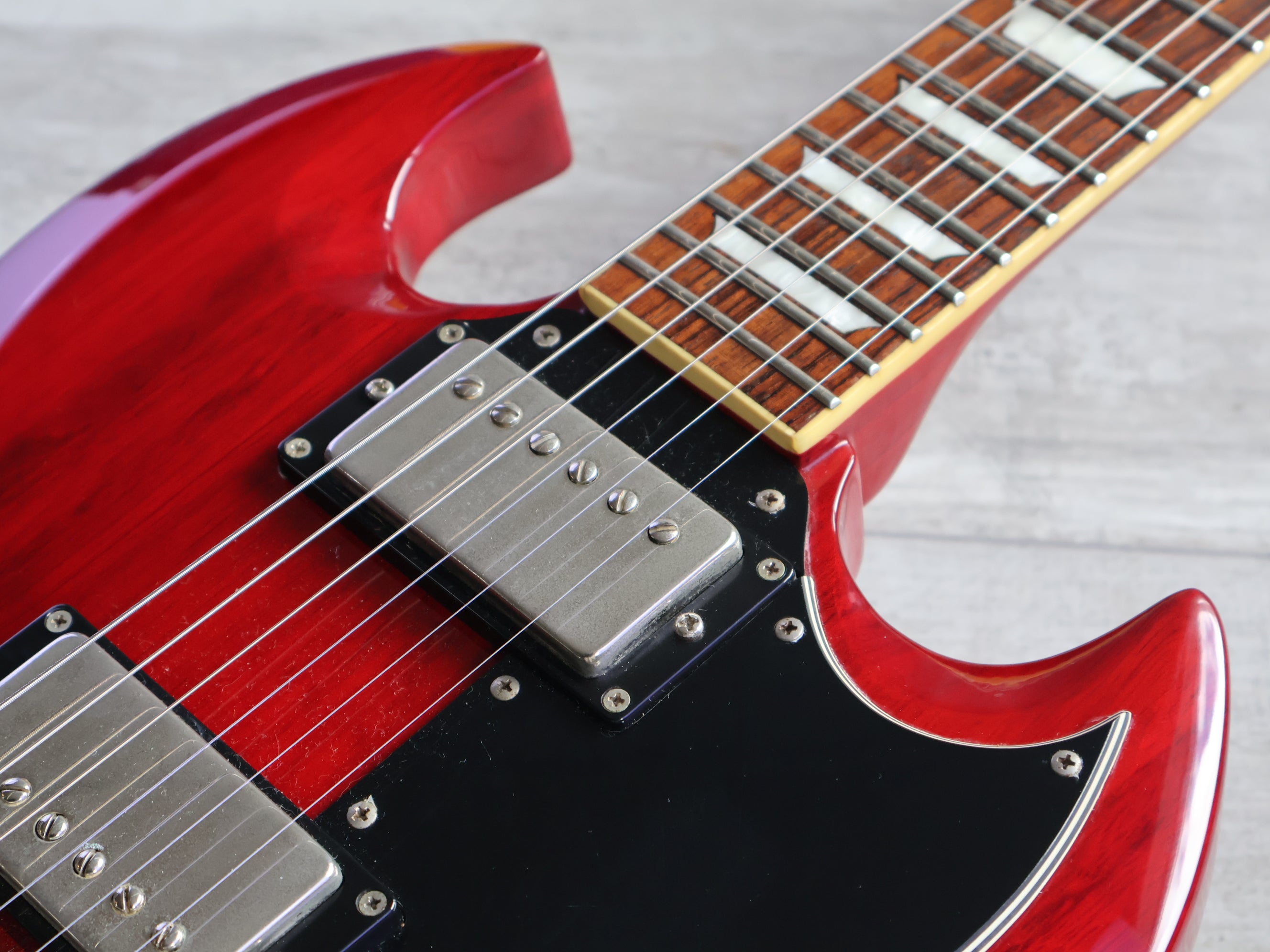 2006 Burny RSG-55 '63 Reissue SG (Cherry Red) – Cool Old Guitars
