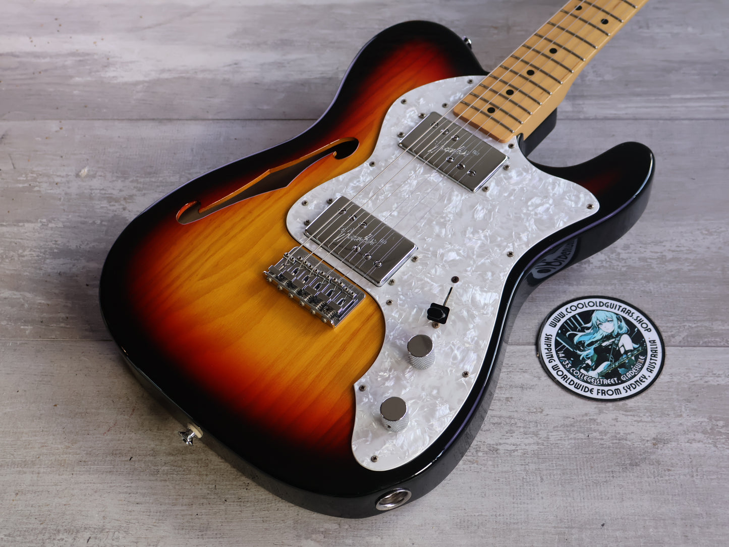 2009 Fender Japan TN72 Thinline Telecaster (Sunburst)