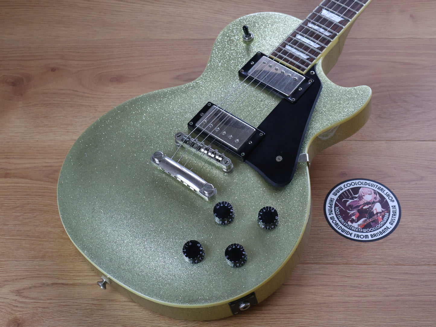 2009 Epiphone Limited Edition Custom Shop Les Paul Standard (Gold Sparkle Flake)