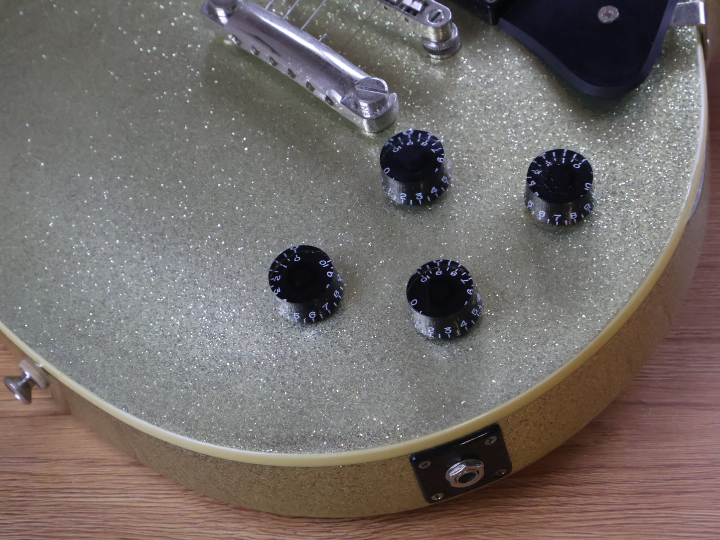 2009 Epiphone Limited Edition Custom Shop Les Paul Standard (Gold Sparkle Flake)