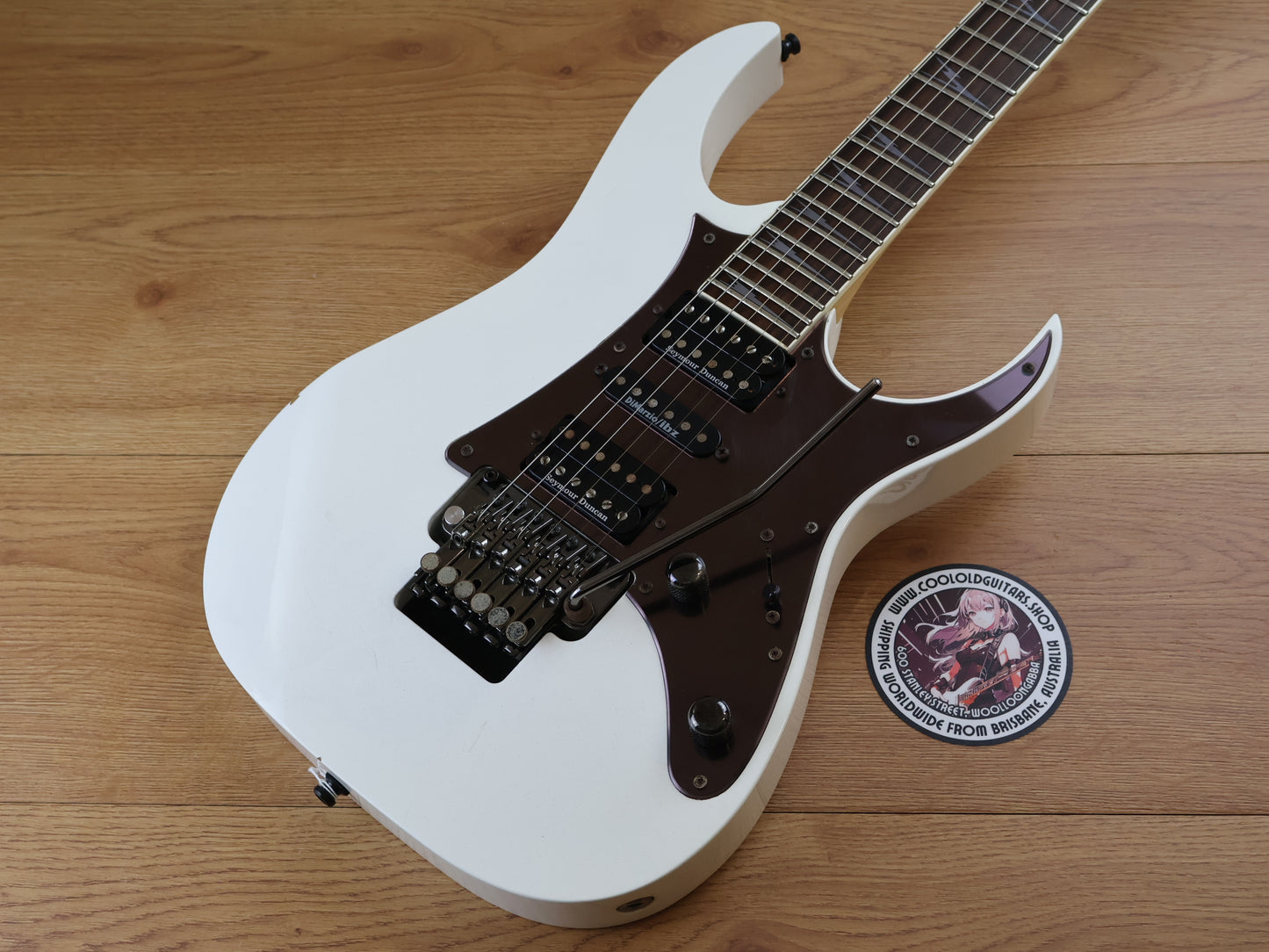 2008 Ibanez RG2550Z Prestige J Craft Superstrat (Galaxy White)