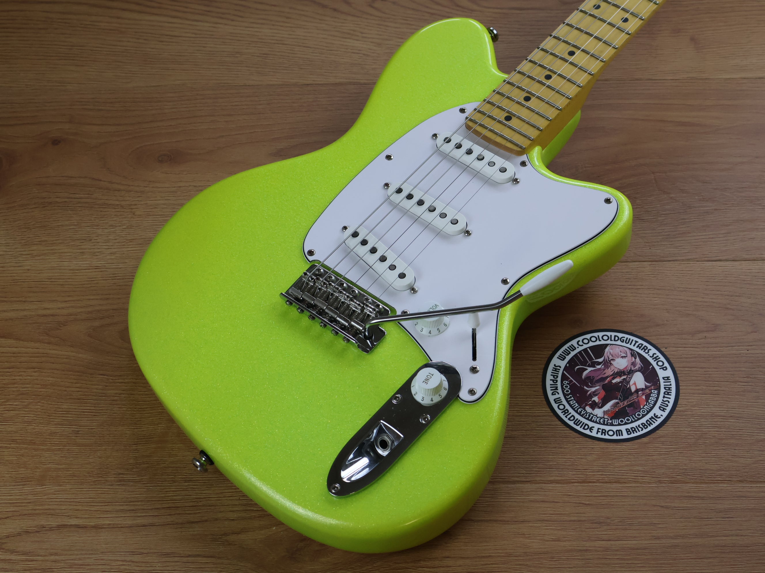 Ibanez YY10 Yvette Young Signature Talman (Slime Green Sparkle