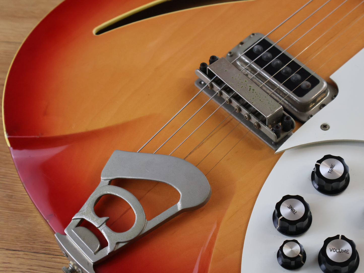 1991 Greco RG-100 Semi Hollowbody Double Cutaway (Fireglo)