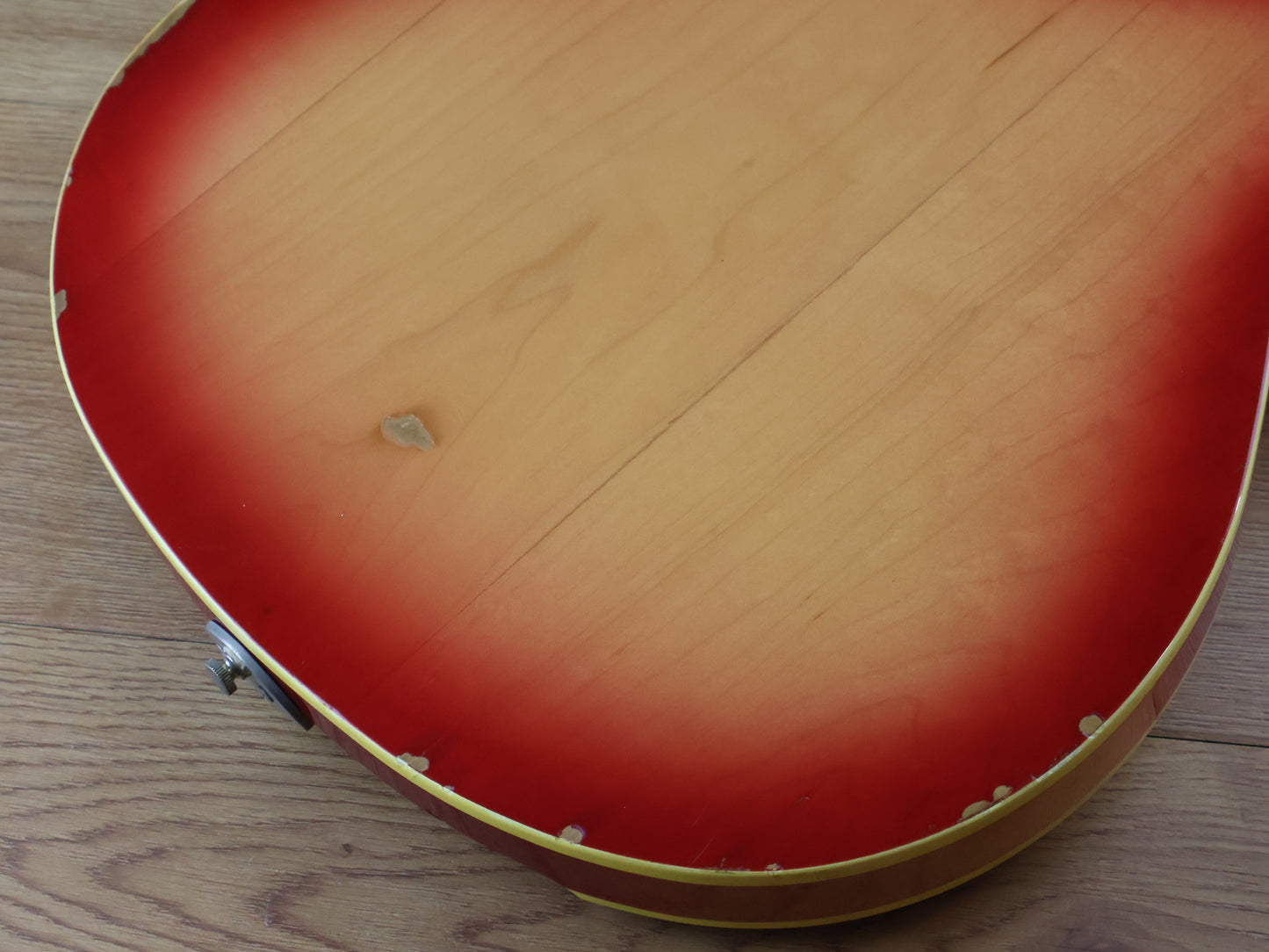 1991 Greco RG-100 Semi Hollowbody Double Cutaway (Fireglo)