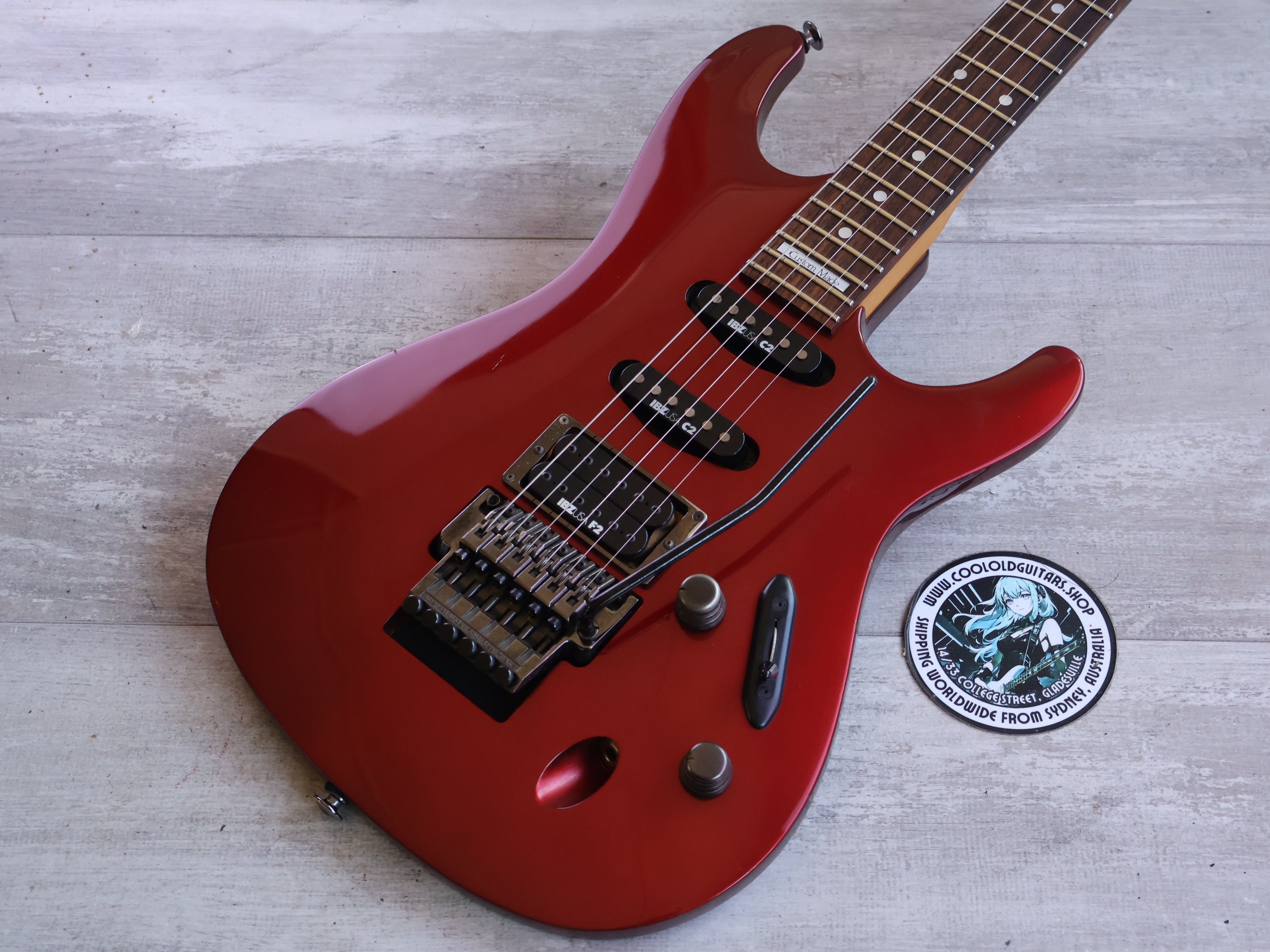 1991 Ibanez Japan 540S Saber HSS Superstrat (Lipstick Red) – Cool