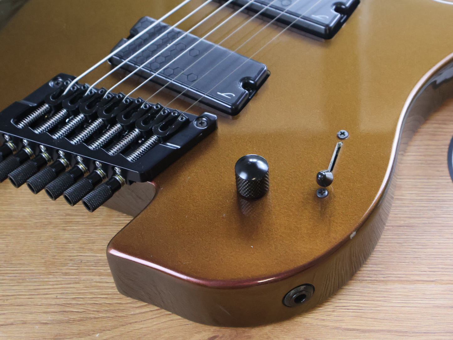 Legator Ghost G7FS 7-String Headless Multiscale Electric Guitar (Solar Eclipse)