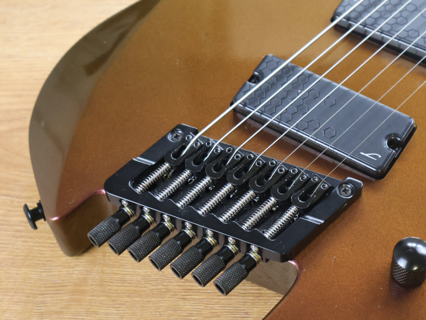 Legator Ghost G7FS 7-String Headless Multiscale Electric Guitar (Solar Eclipse)