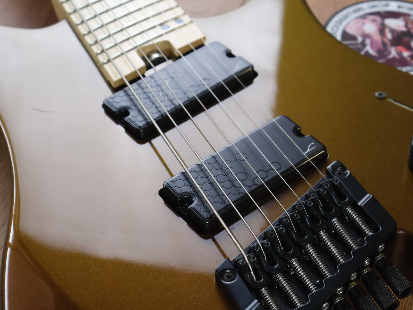 Legator Ghost G7FS 7-String Headless Multiscale Electric Guitar (Solar Eclipse)