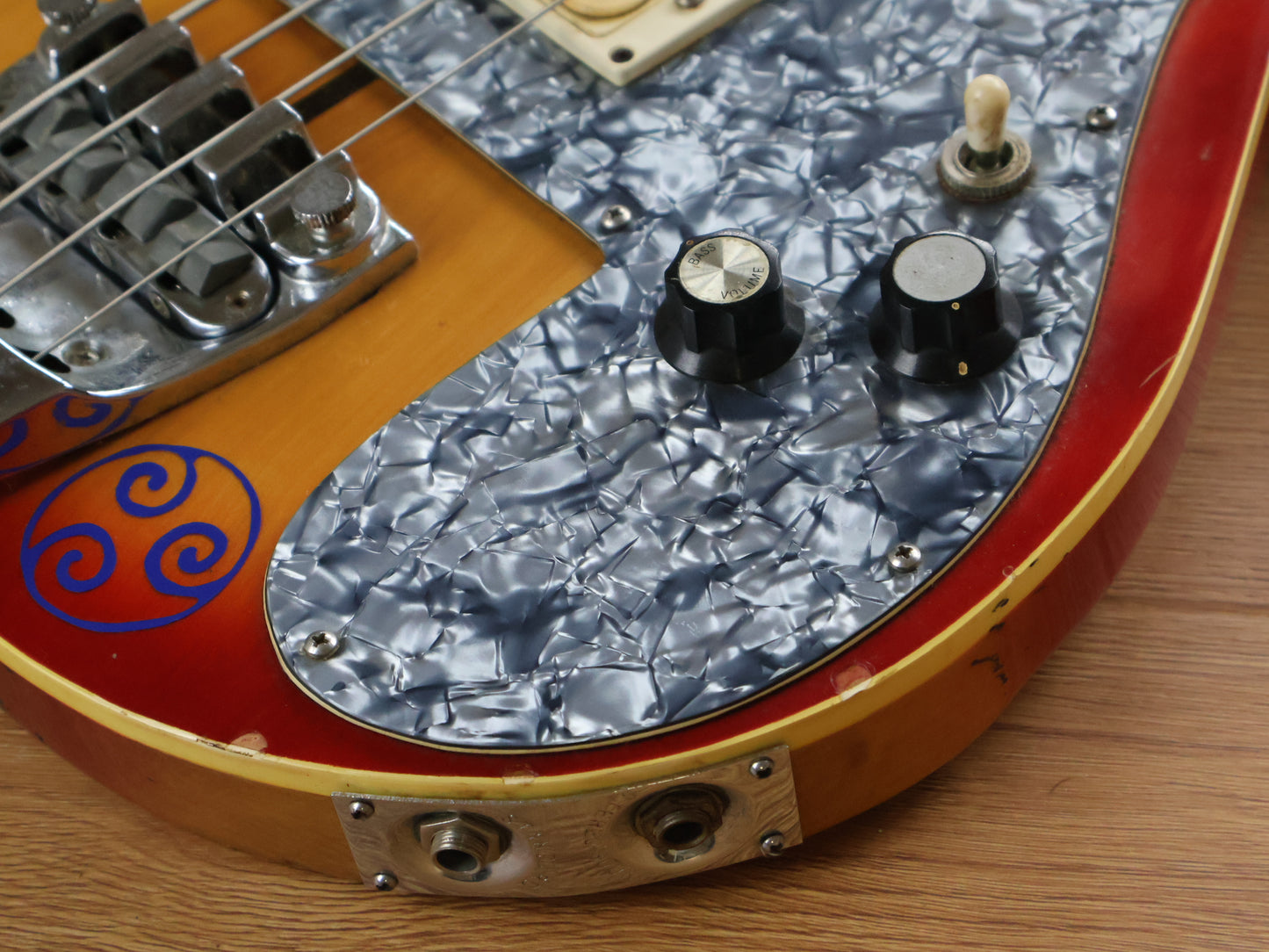 1970's Emperador Japan "4001" Bass (Fireglo)