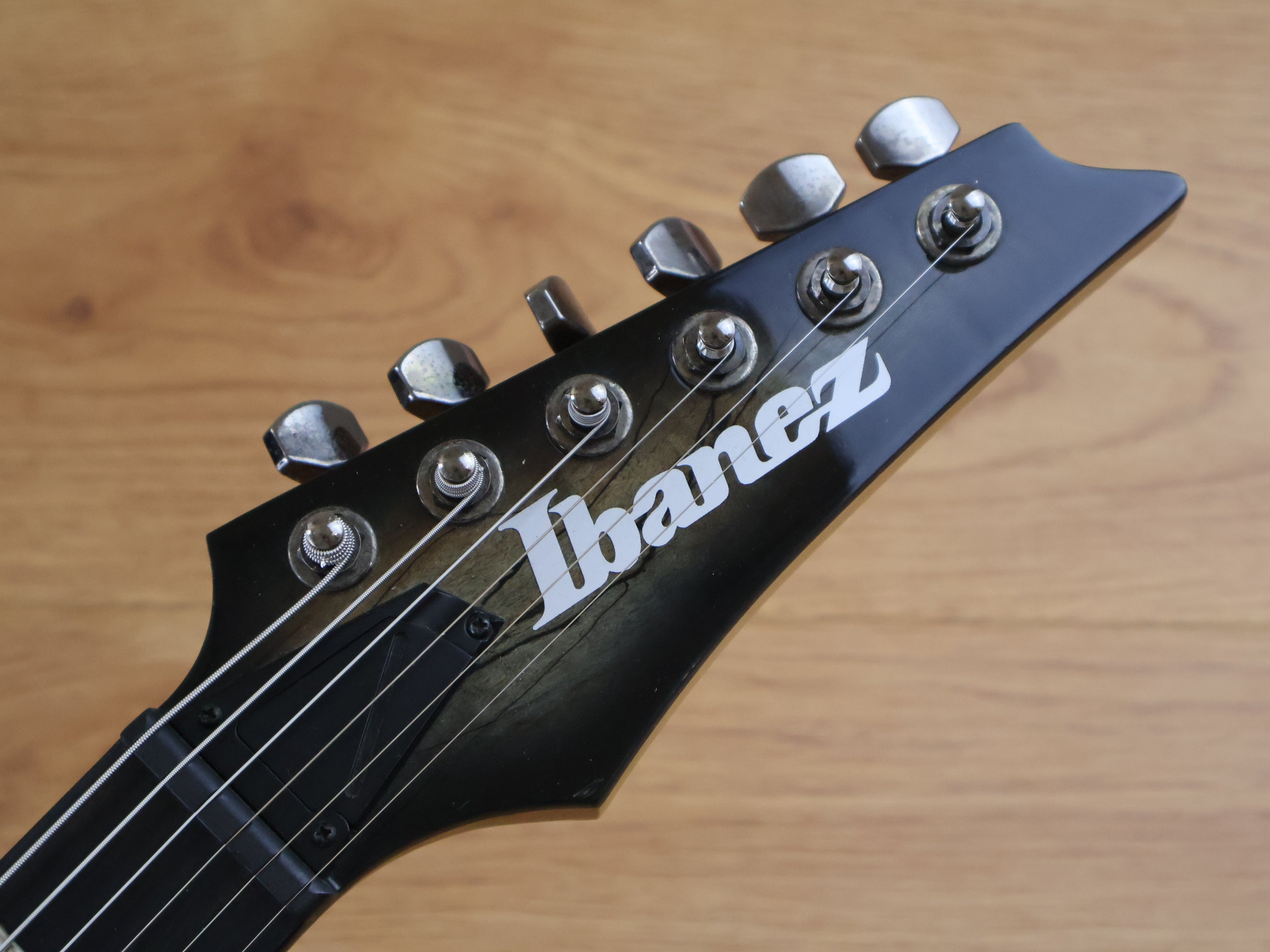 2015 Ibanez RGIX20FESM Iron Label (Foggy Stained Black) – Cool Old