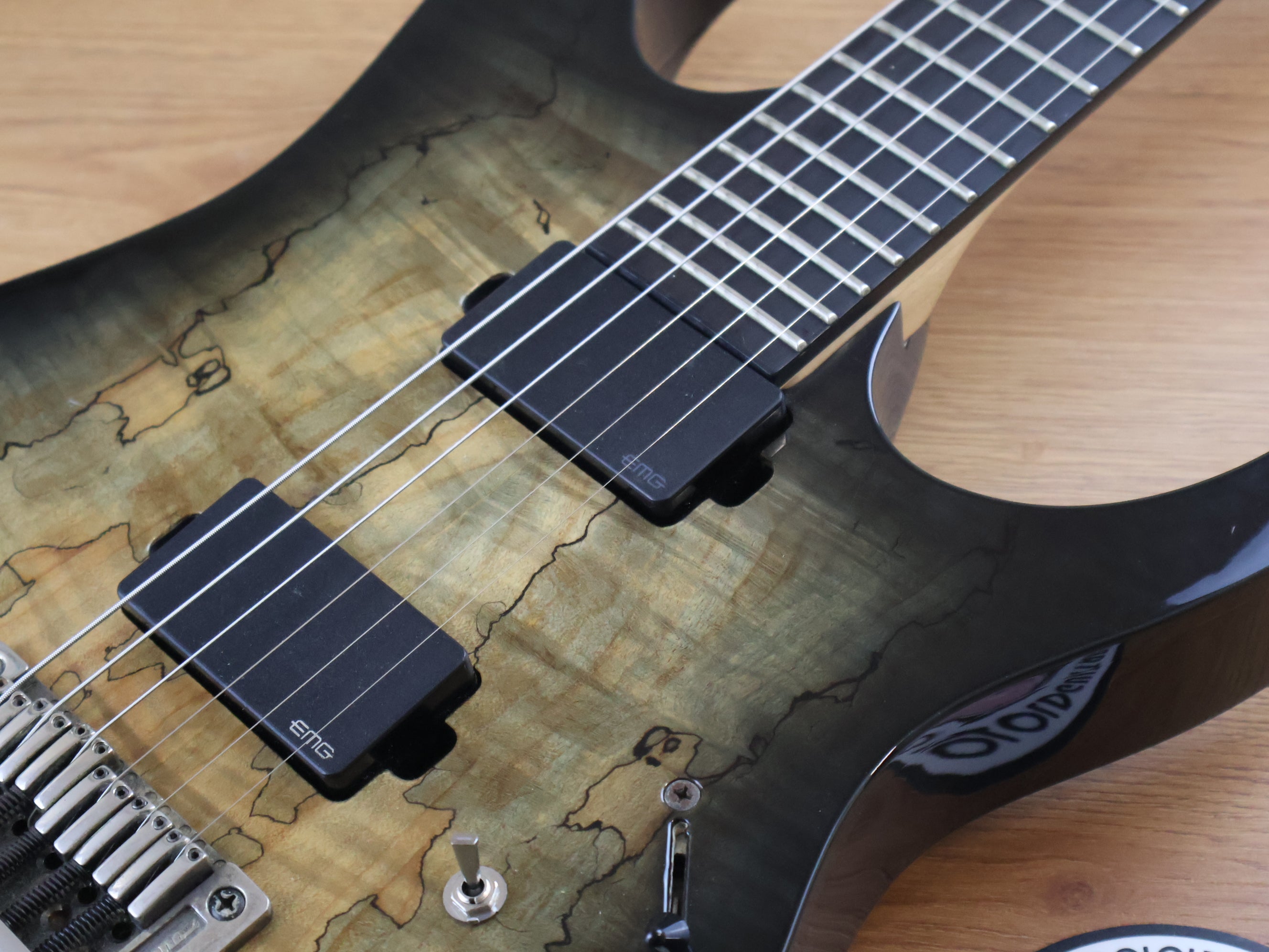 2015 Ibanez RGIX20FESM Iron Label (Foggy Stained Black) – Cool Old