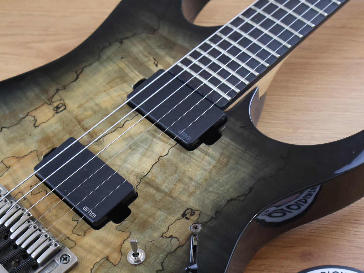 2015 Ibanez RGIX20FESM Iron Label (Foggy Stained Black)