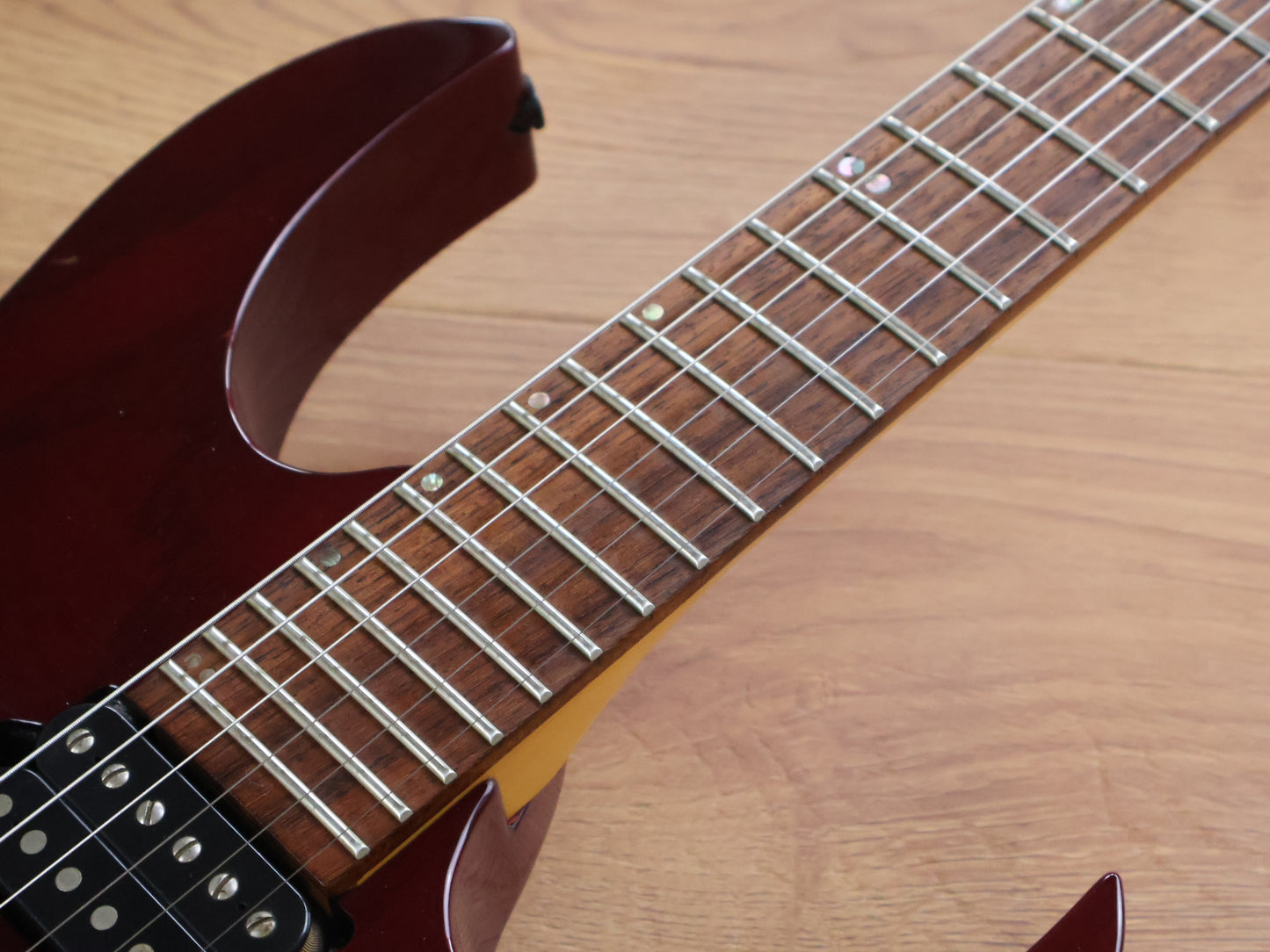 1997 Ibanez Japan RG1308 HSH Superstrat (Cherry Black)