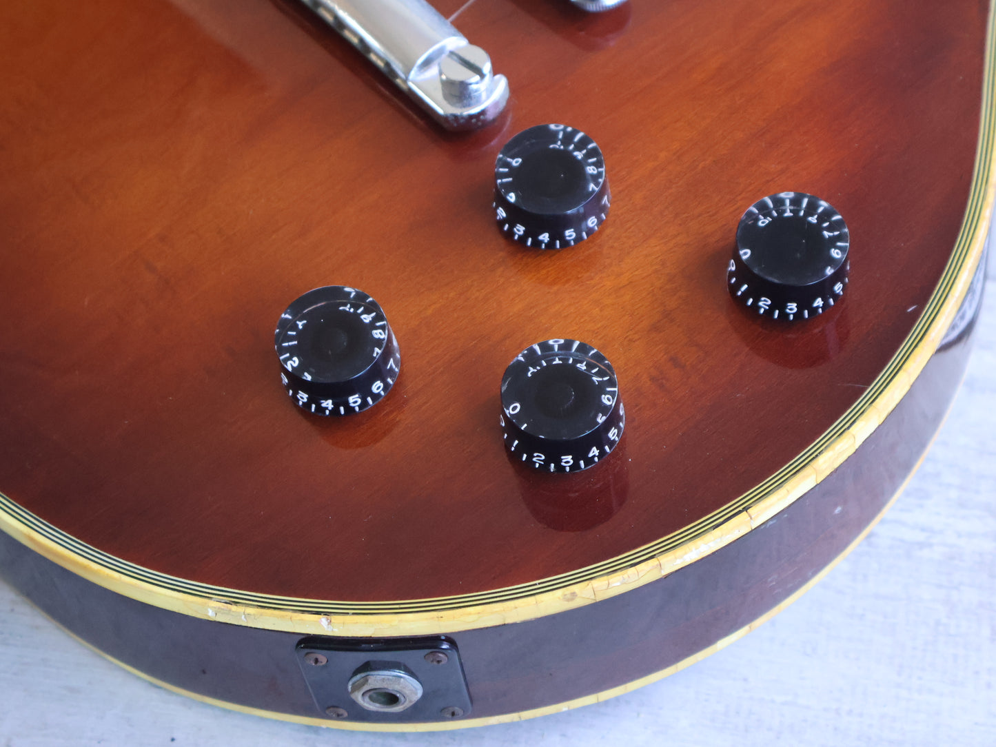 1978 Aria Pro II Japan LC-600 Les Paul Custom (Violin Finish)