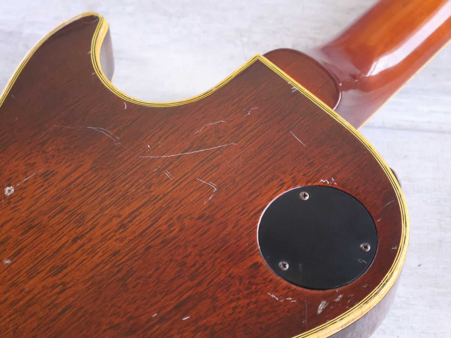 1978 Aria Pro II Japan LC-600 Les Paul Custom (Violin Finish)