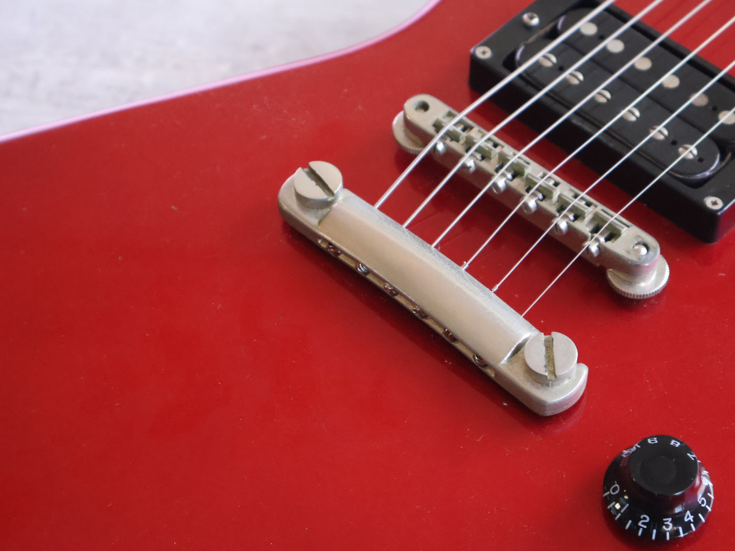 1984 Greco Japan "Store Order" Explorer Electric Guitar (Metallic Red)