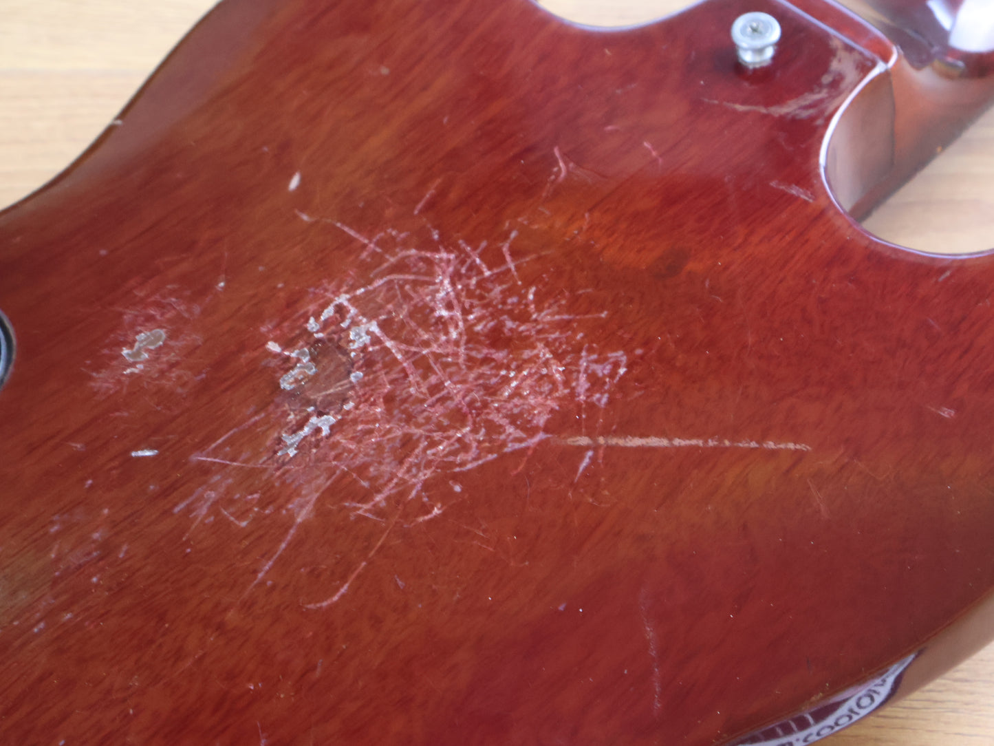 1995 Gibson USA EB-3 SG Bass (Faded Cherry Red)