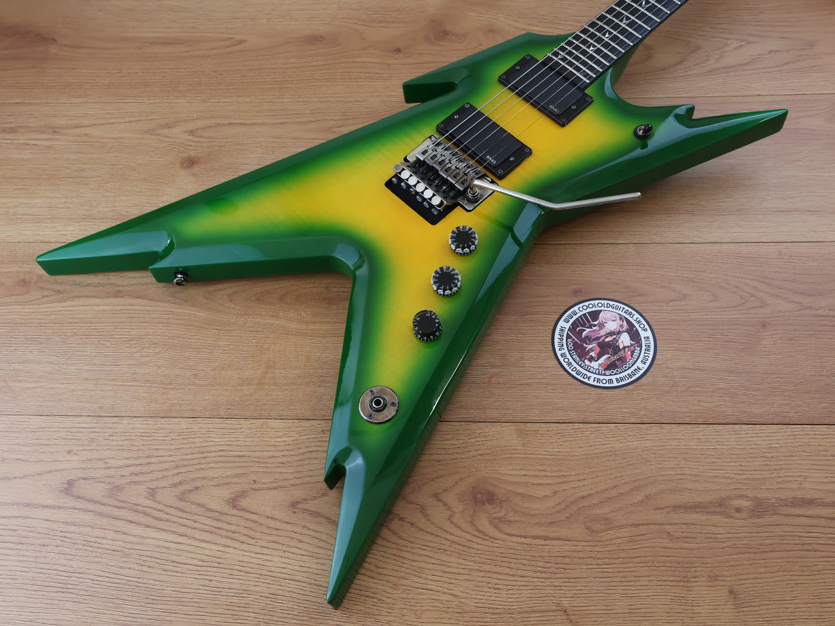 Standaard Dean Razorback 2007 Dean Korea RZR255 Dimebag Model Razorback V (Dime Slime) – Cool ...
