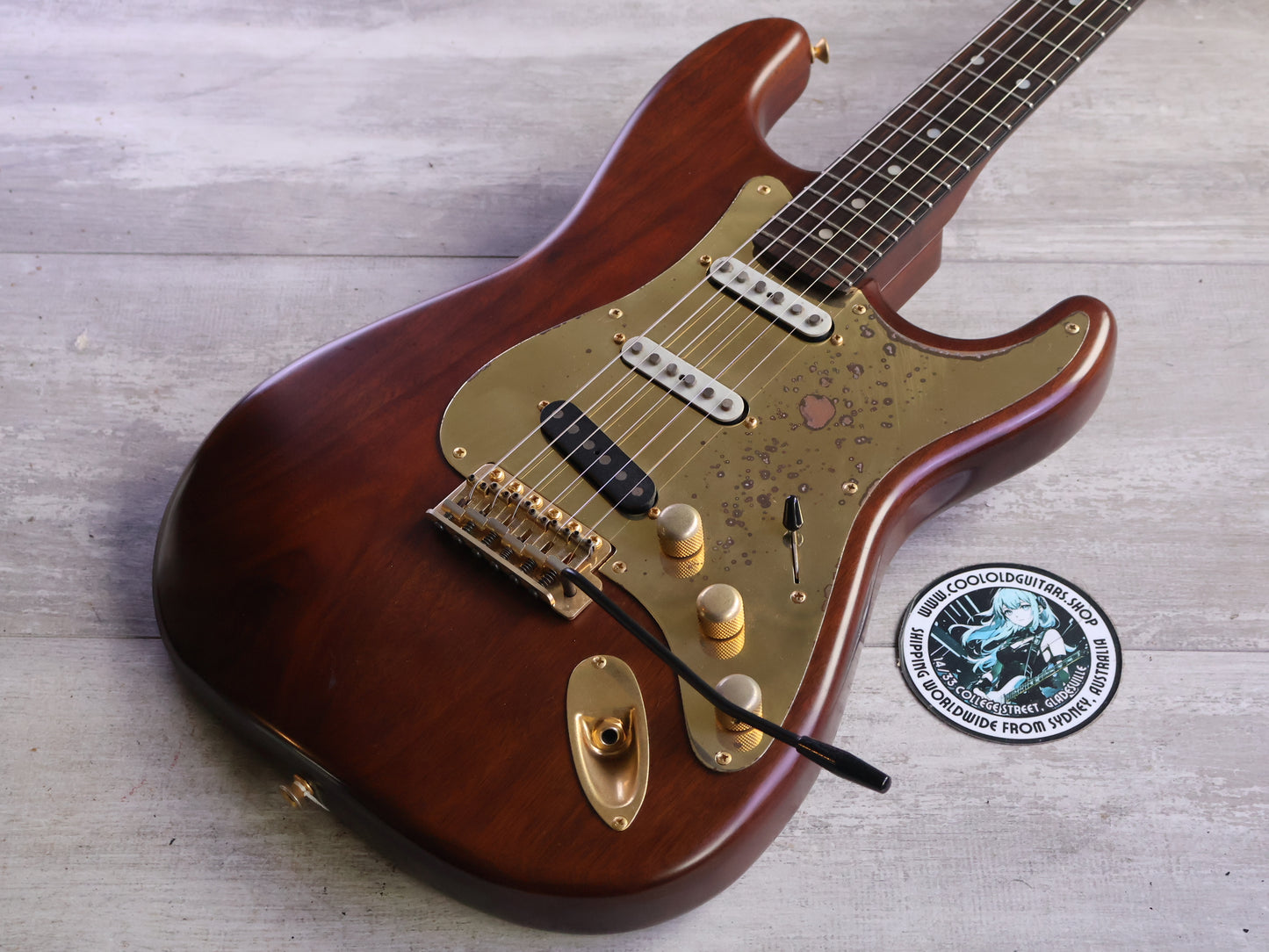 1985 Bill Lawrence BC2E-130WL "Walnut" S-Style w/Tokai Pickups