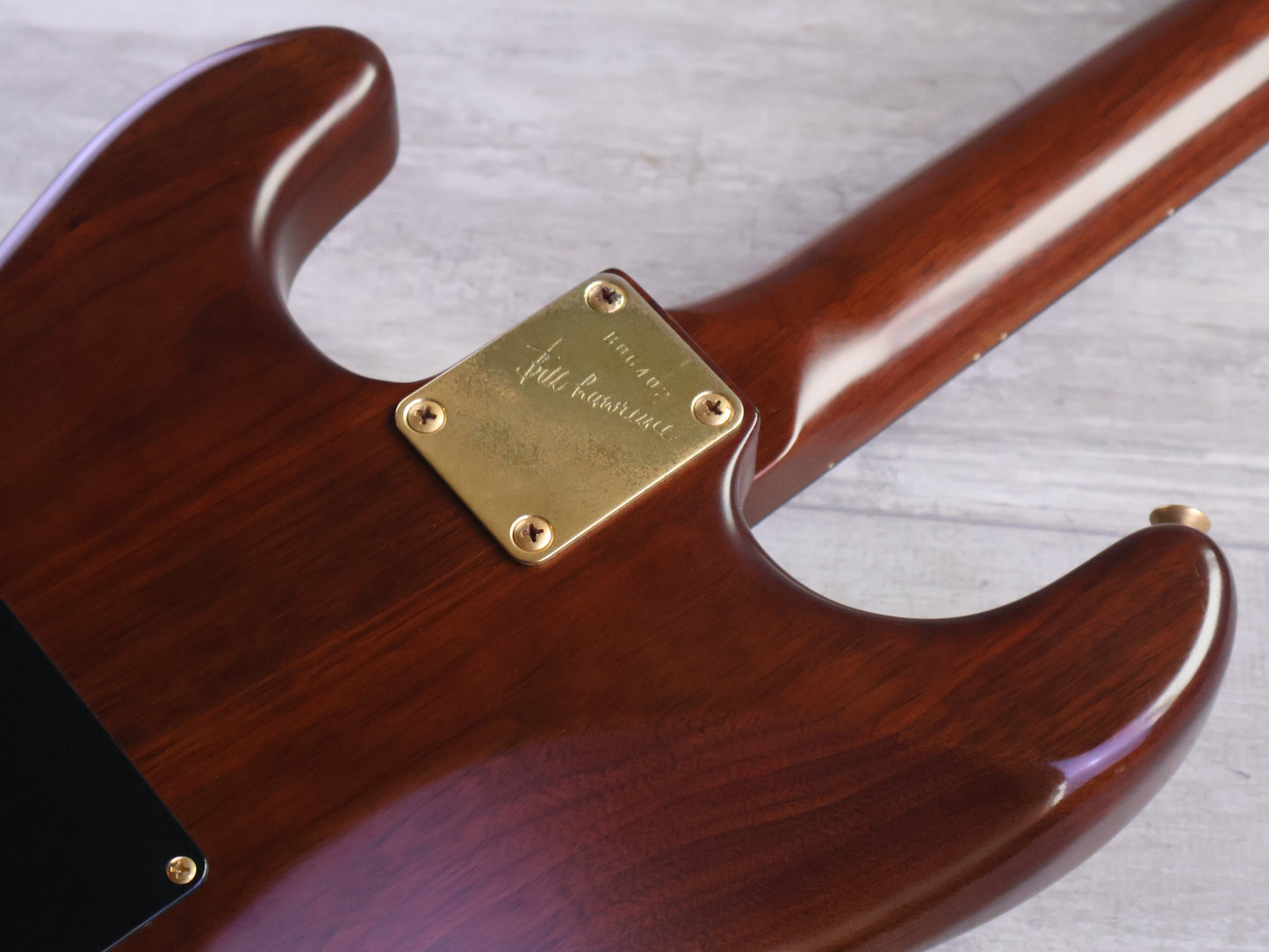 1985 Bill Lawrence BC2E-130WL "Walnut" S-Style w/Tokai Pickups