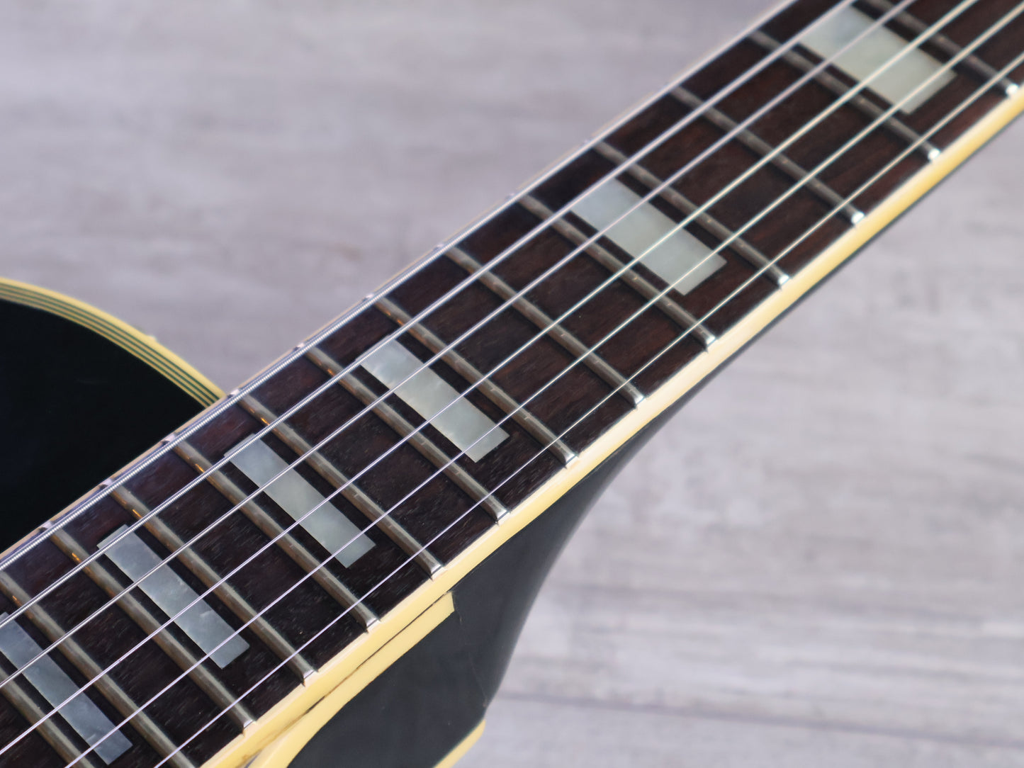 1981 Greco Japan EG-500C Super Power Les Paul Custom w/Bigsby (Ebony)